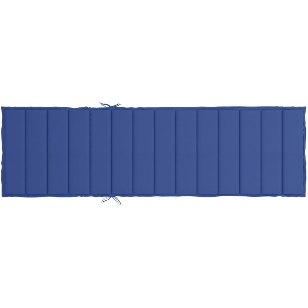 vidaXL Sun Lounger Cushion Royal Blue 78.7&quotx23.6&quotx1.2" Oxford Fabric