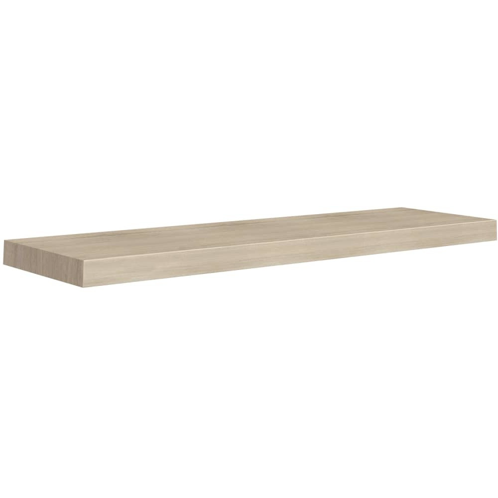 vidaXL Floating Wall Shelf Oak 35.4&quotx9.3&quotx1.5" MDF