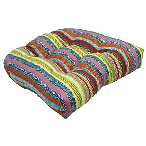 19-inch U-Shaped Spun Polyester Outdoor Tufted Dining Chair Cushion  93184-1CH-JO17-03