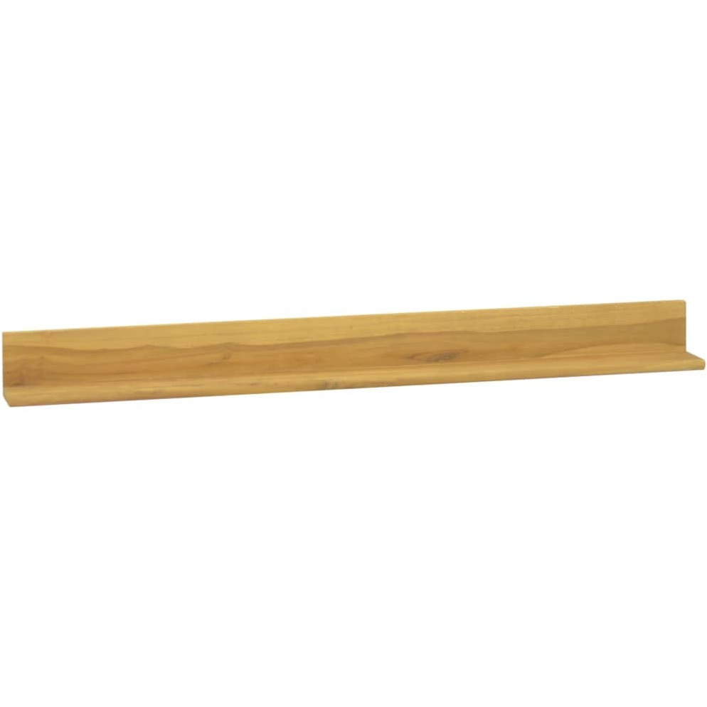 vidaXL Wall Shelves 2 pcs 43.3&quotx3.9&quotx3.9" Solid Wood Teak