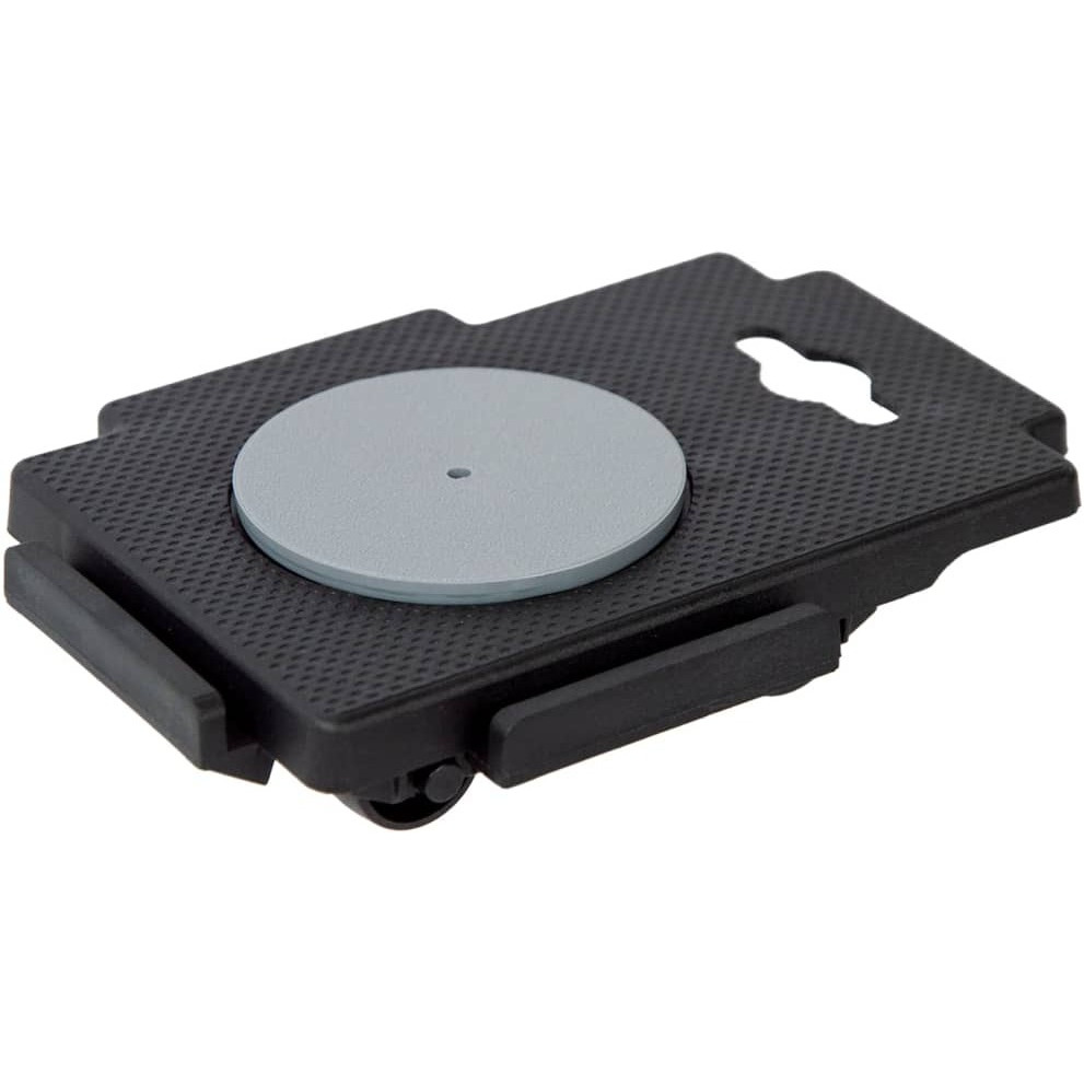 vidaXL Moving Dollies with 8 Wheels 4 pcs Black Polypropylene 330.7 lb