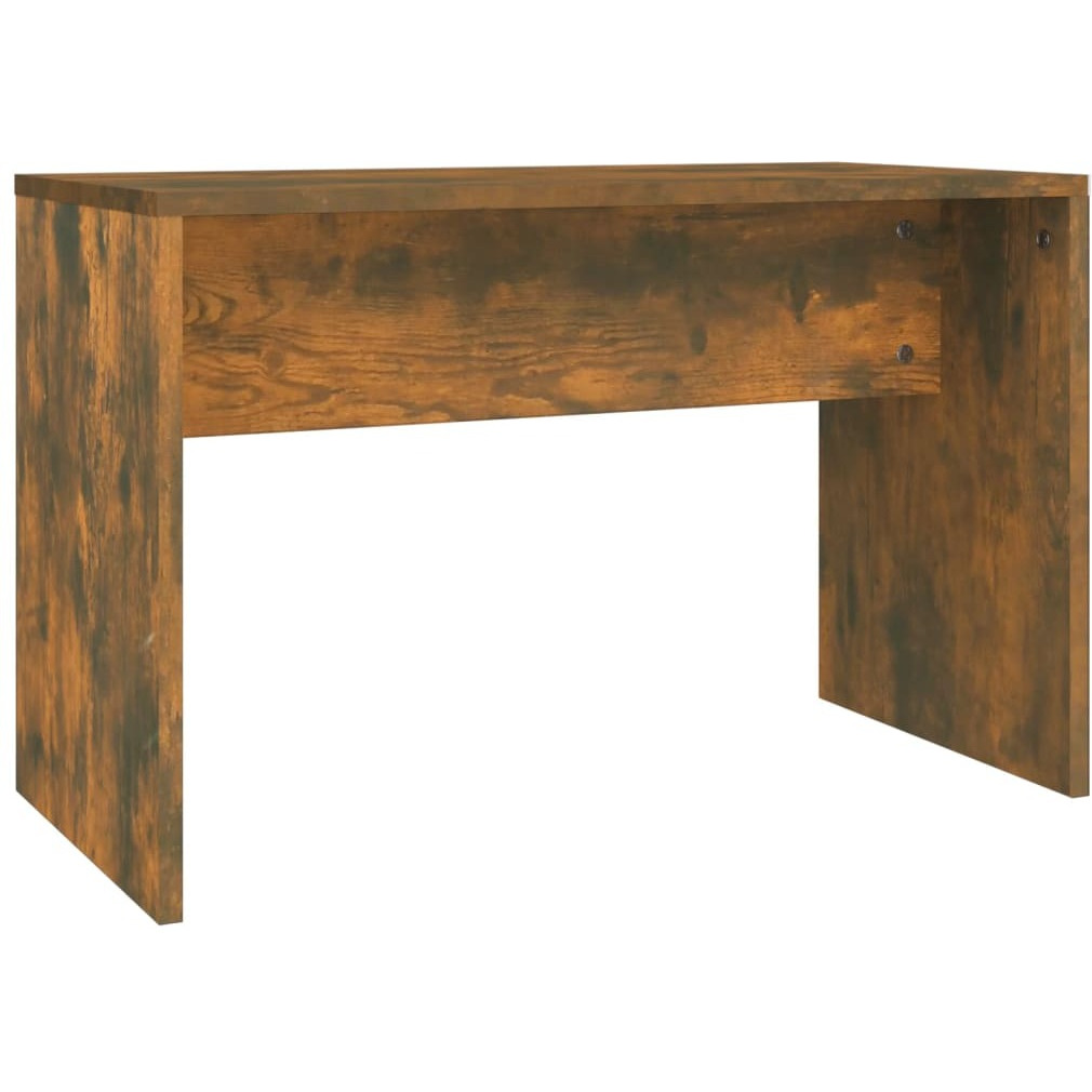 vidaXL Dressing Stool Smoked Oak 27.6&quotx13.8&quotx17.7" Engineered Wood