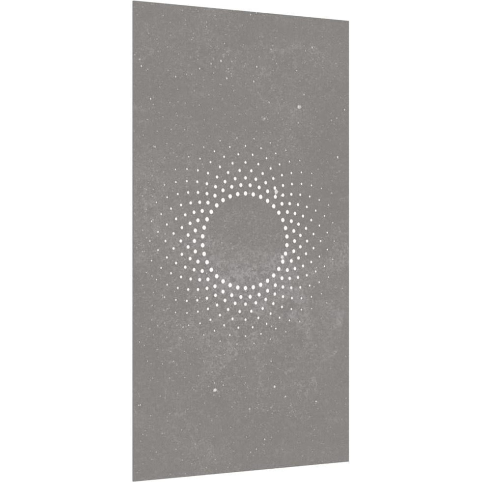 vidaXL Patio Wall Decoration 41.3&quotx21.7" Corten Steel Sun Design