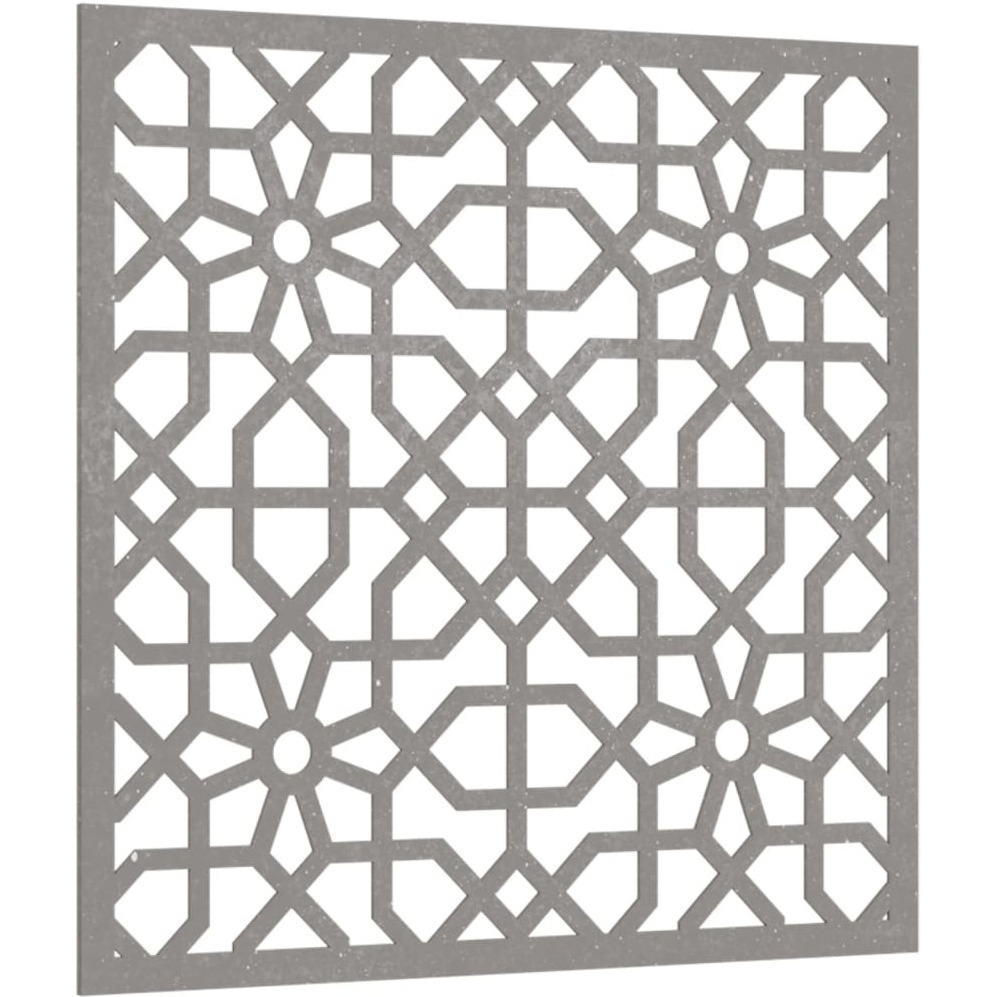 vidaXL Patio Wall Decoration 21.7&quotx21.7" Corten Steel Moorish Design
