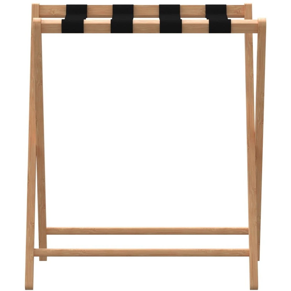 vidaXL Luggage Rack 27" x 15" x 22.8" Bamboo