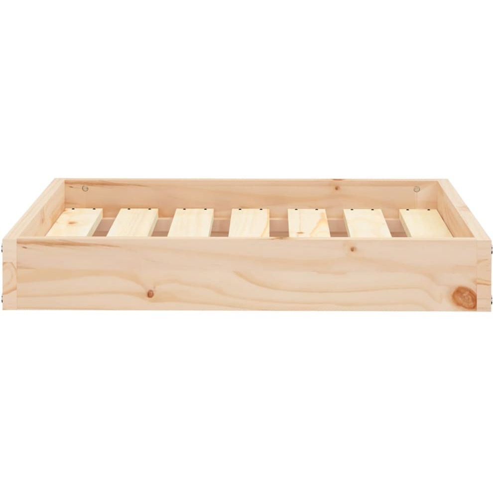 vidaXL Dog Bed 24.2&quotx19.3&quotx3.5" Solid Wood Pine