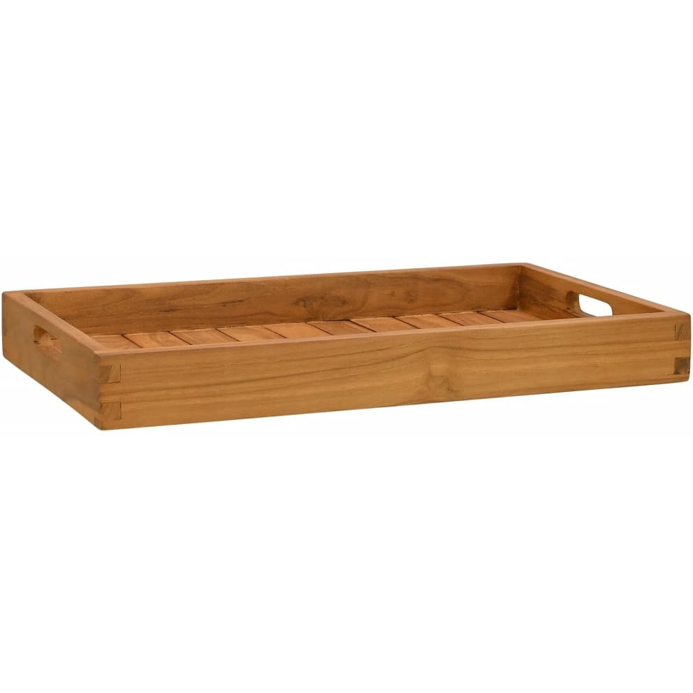 vidaXL Serving Tray 23.6&quotx13.8" Solid Wood Teak