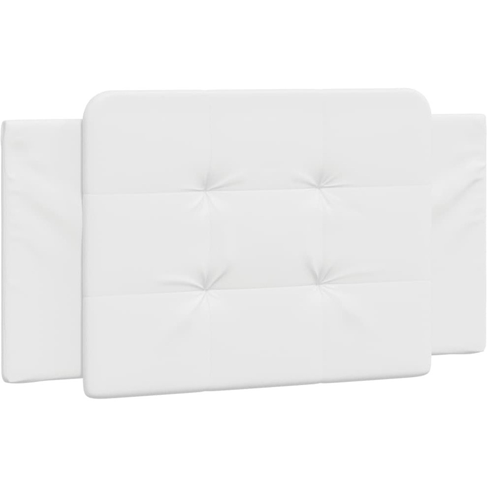 vidaXL Headboard Cushion White 39.4 Faux Leather