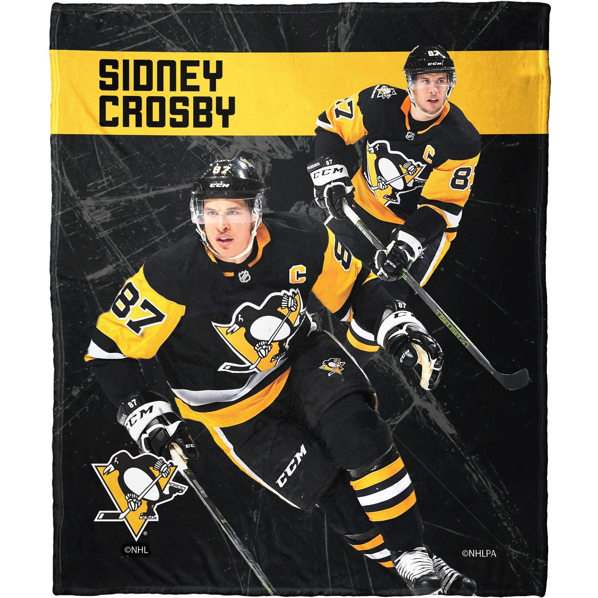 Penguins Sidney crosby OFFIcIAL National Hockey League Players Association 50x 60 Players High Definition Silk Touch Throw by The Northwest company(D0102HXV16W)