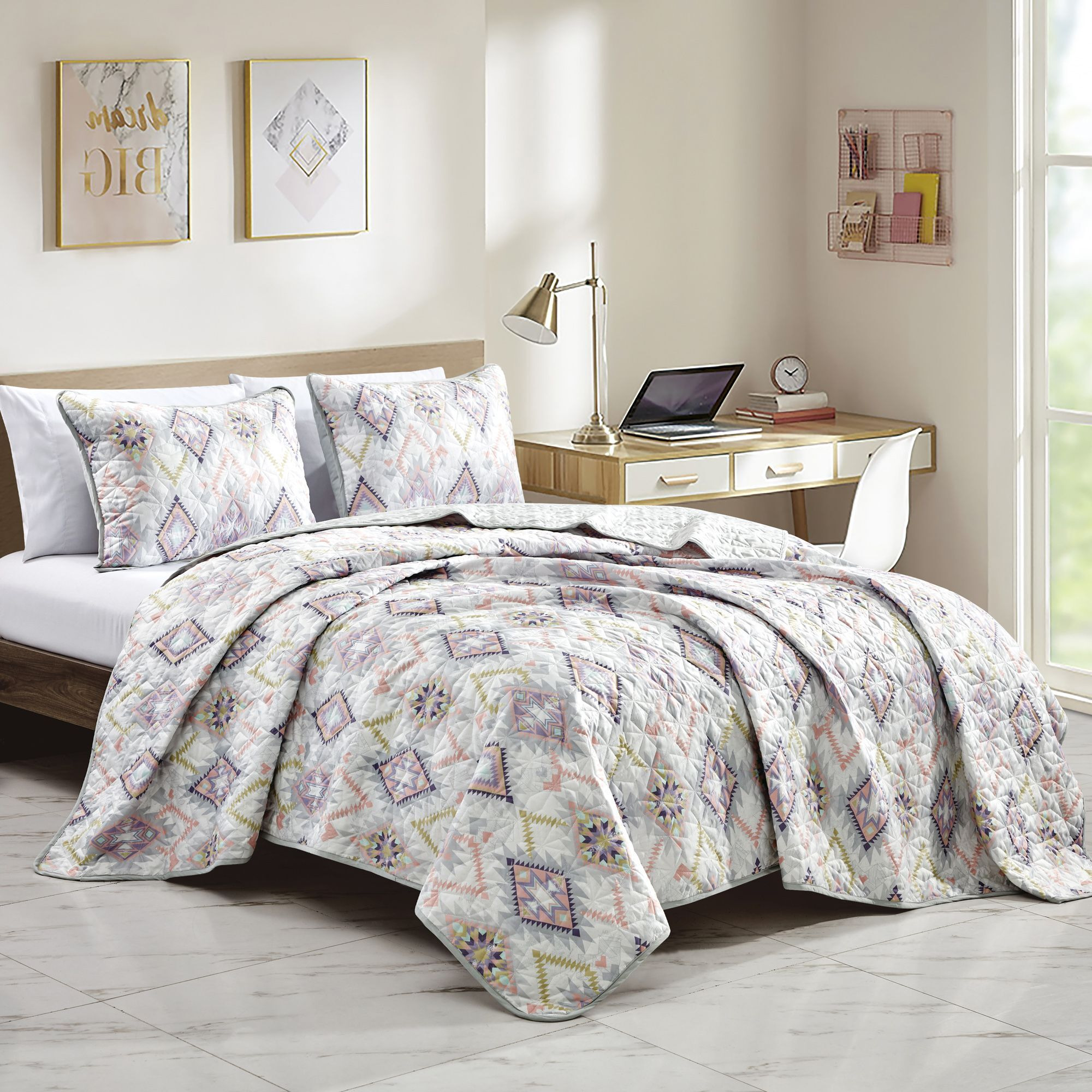 Kumani 3 piece bedspread set(D0102H5HXHT)