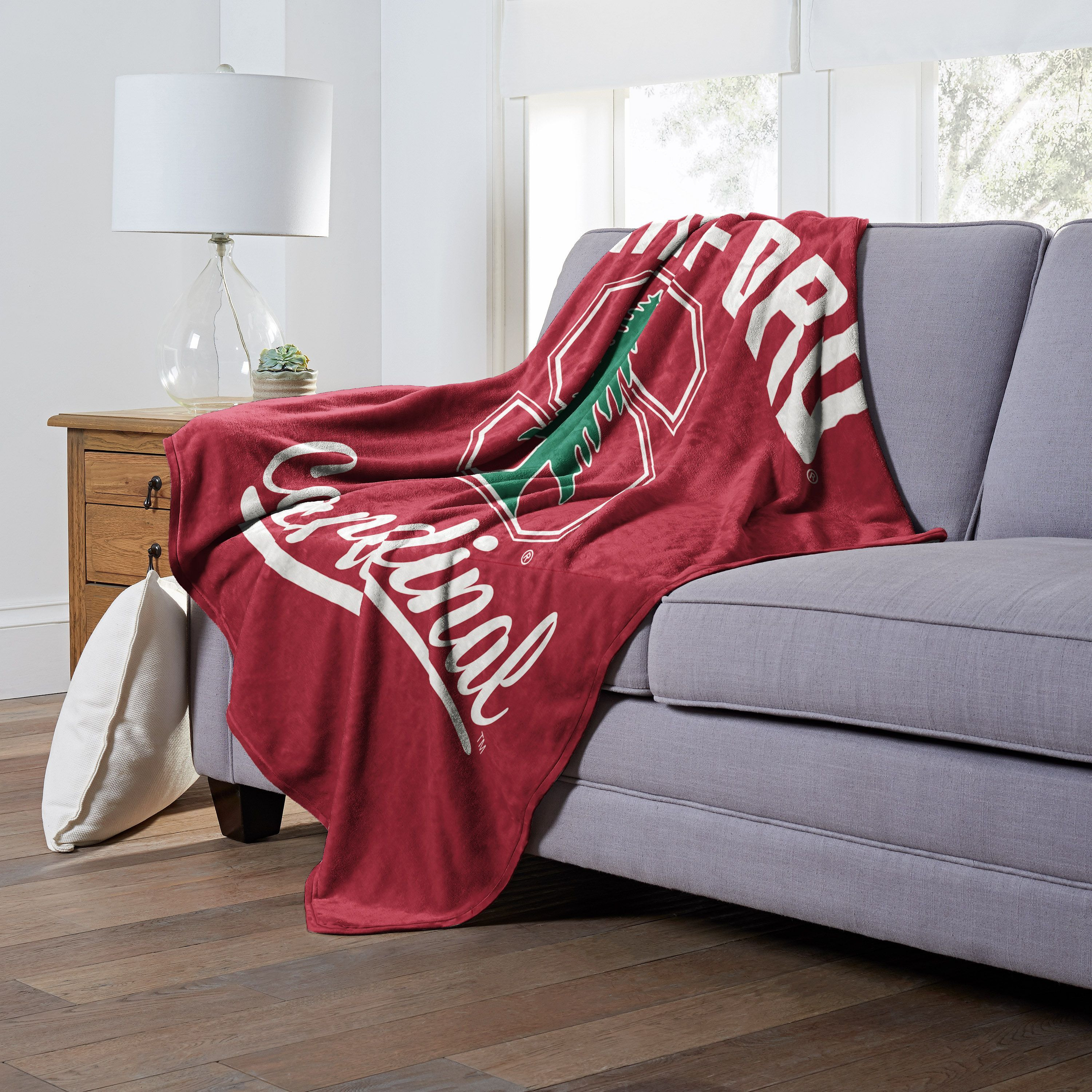 Stanford OFFIcIAL NcAA Alumni Silk Touch Throw Blanket 50 x 60(D0102H94QVW)