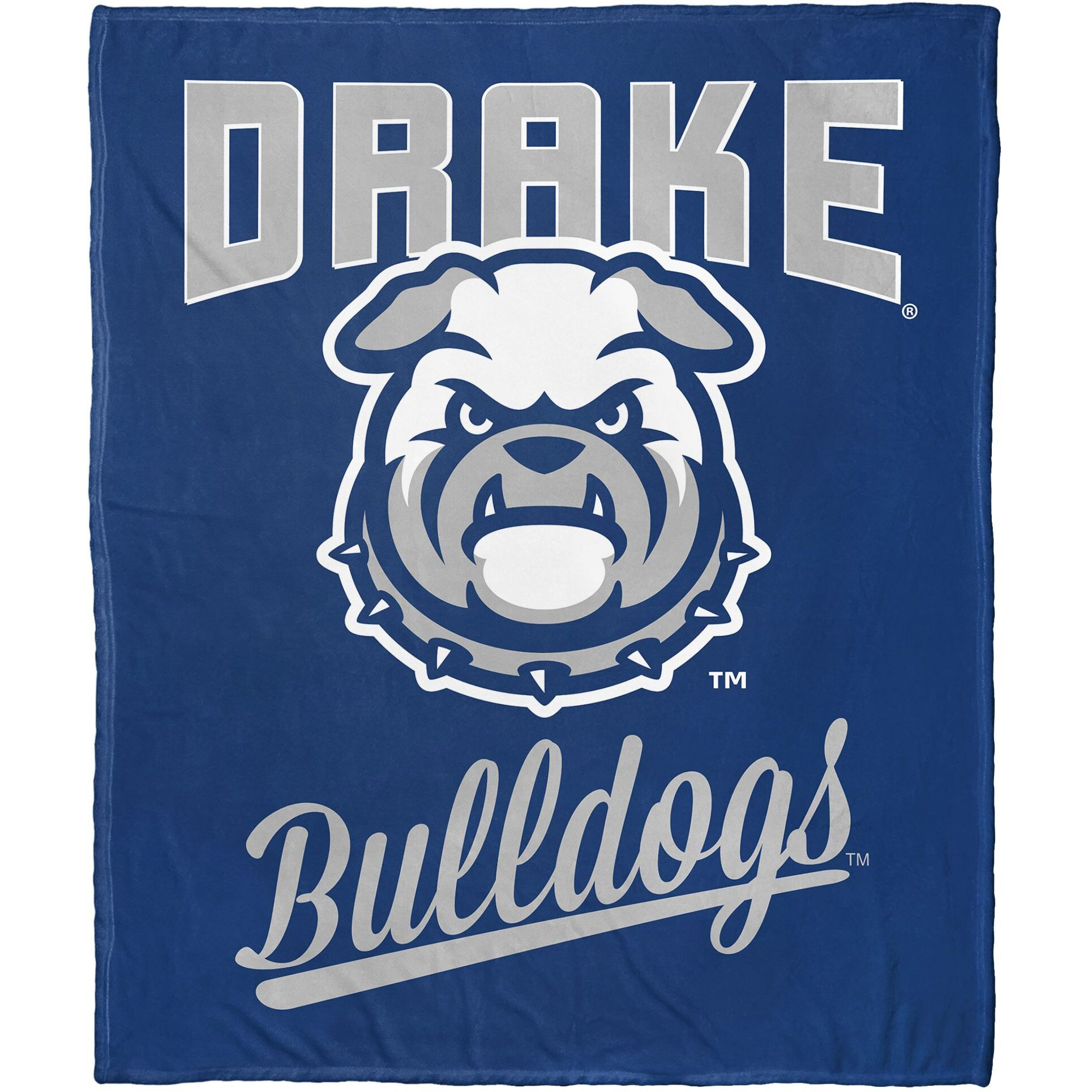 Drake OFFIcIAL NcAA Alumni Silk Touch Throw Blanket 50 x 60(D0102H94Q17)