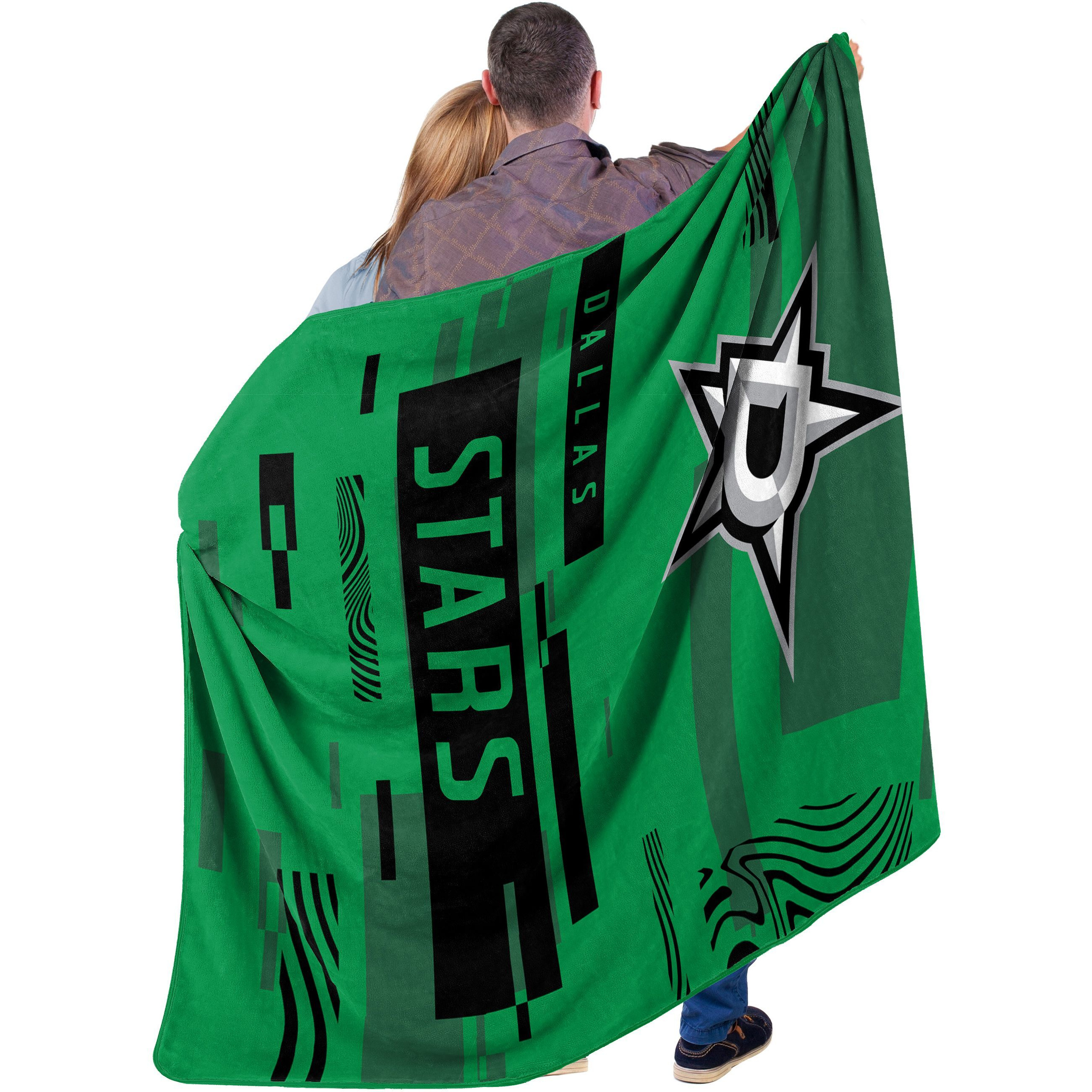 Stars OFFIcIAL NHL Digitize Raschel Throw Blanket 60 x 80(D0102H94UQU)