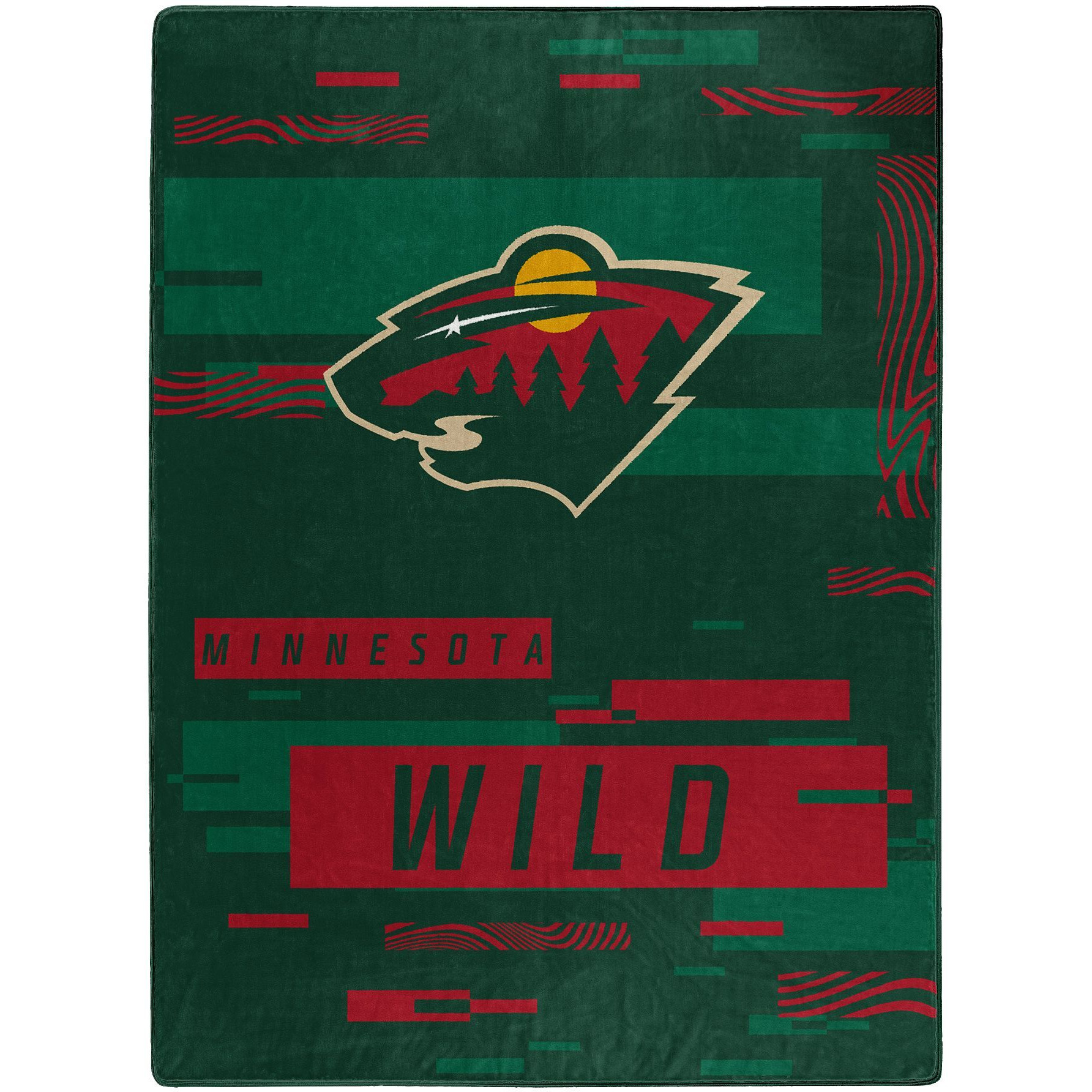 Wild OFFIcIAL NHL Digitize Raschel Throw Blanket 60 x 80(D0102H94UYV)