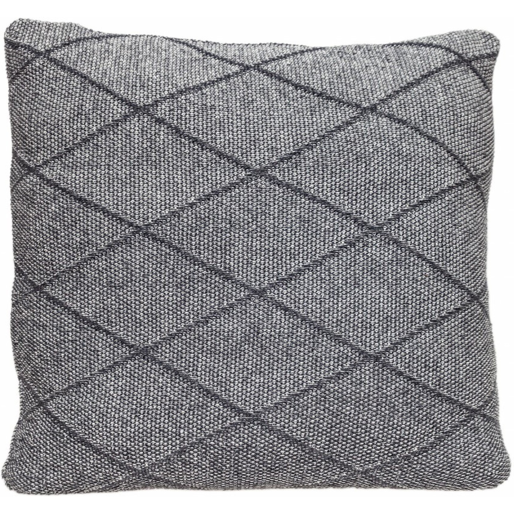 20" Gray Cotton Throw Pillow