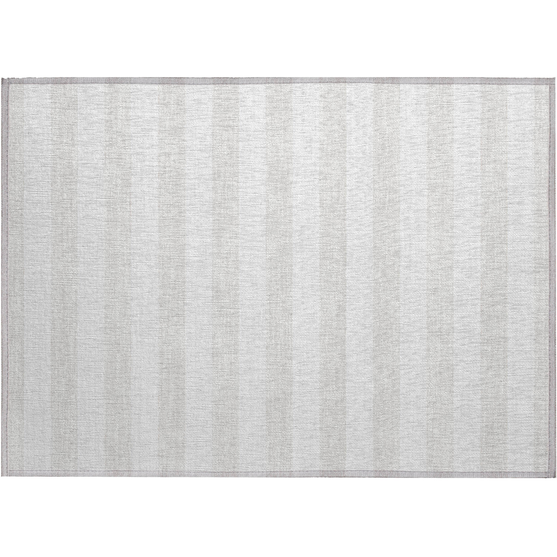 2' X 3' Ivory Striped Washable Non Skid Indoor Outdoor Area Rug