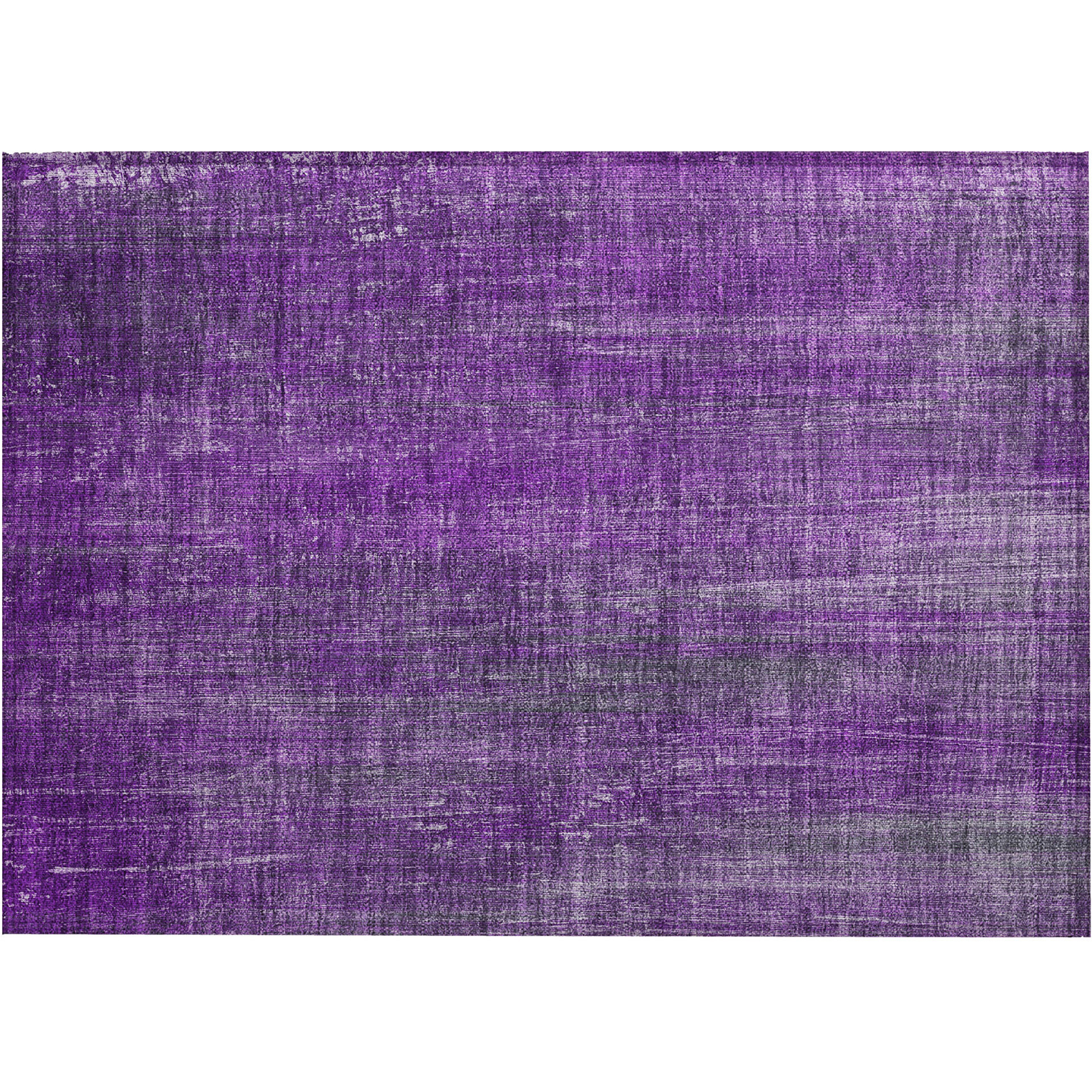 2' X 3' Purple Striped Washable Non Skid Indoor Outdoor Area Rug