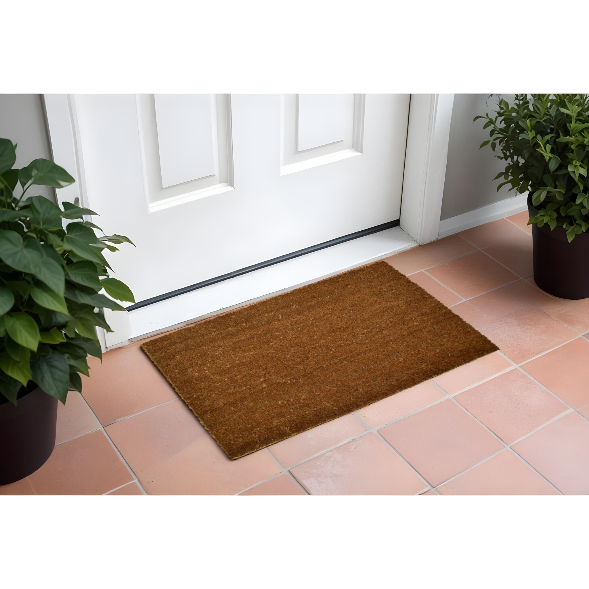 18" X 30" Brown Coir Outdoor Door Mat