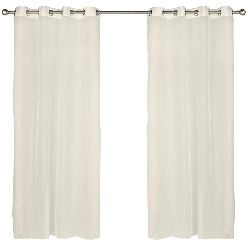 Escape Grommet Curtain Panel Window Dressing 54 x 108 in Ivory