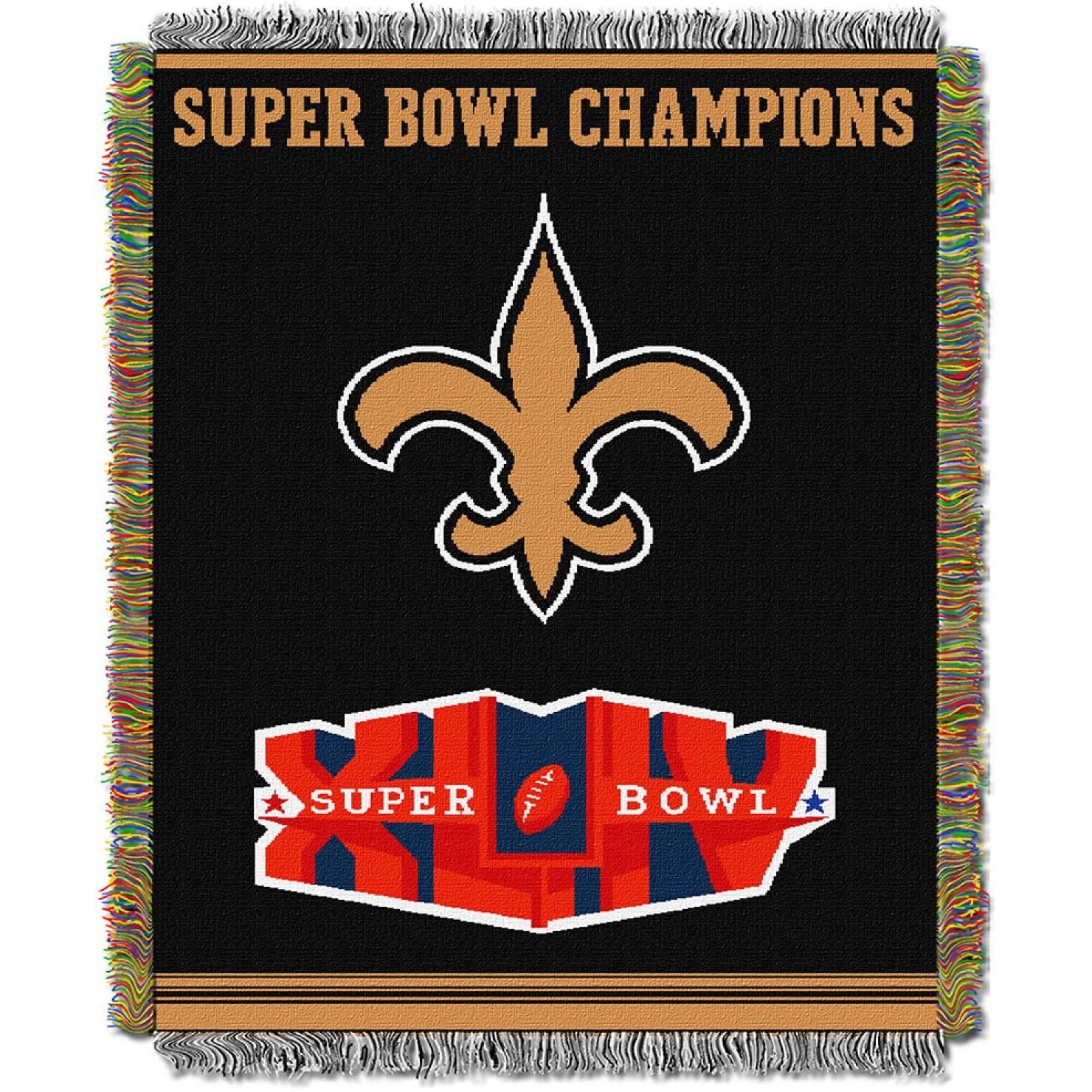 Saints OFFICIAL National Football League, Commemorative 48&quotx 60" Woven Tapestry Throw by The Northwest Company(D0102HHZSJV.)