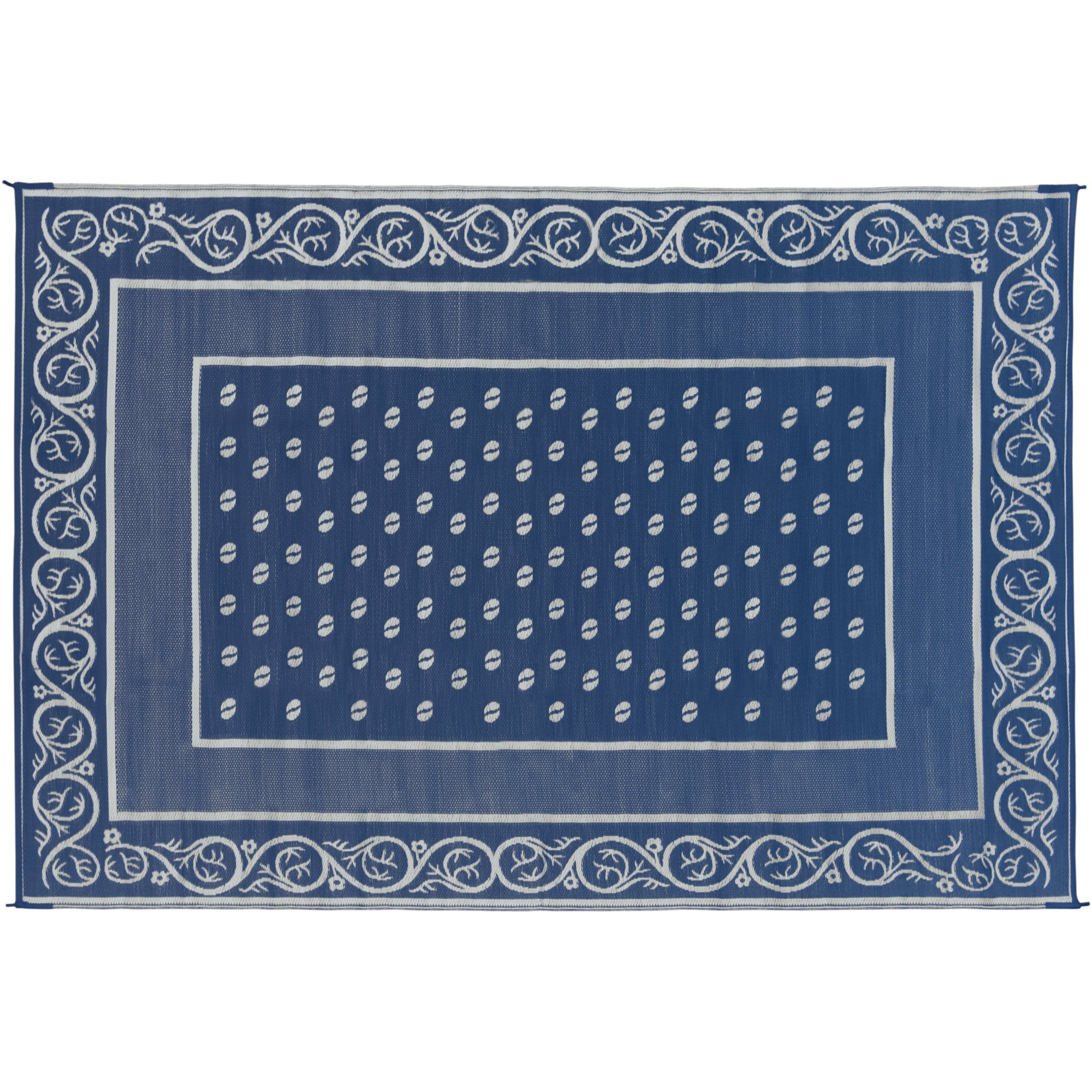 MAT  VINEYARD 6X9 BLUE