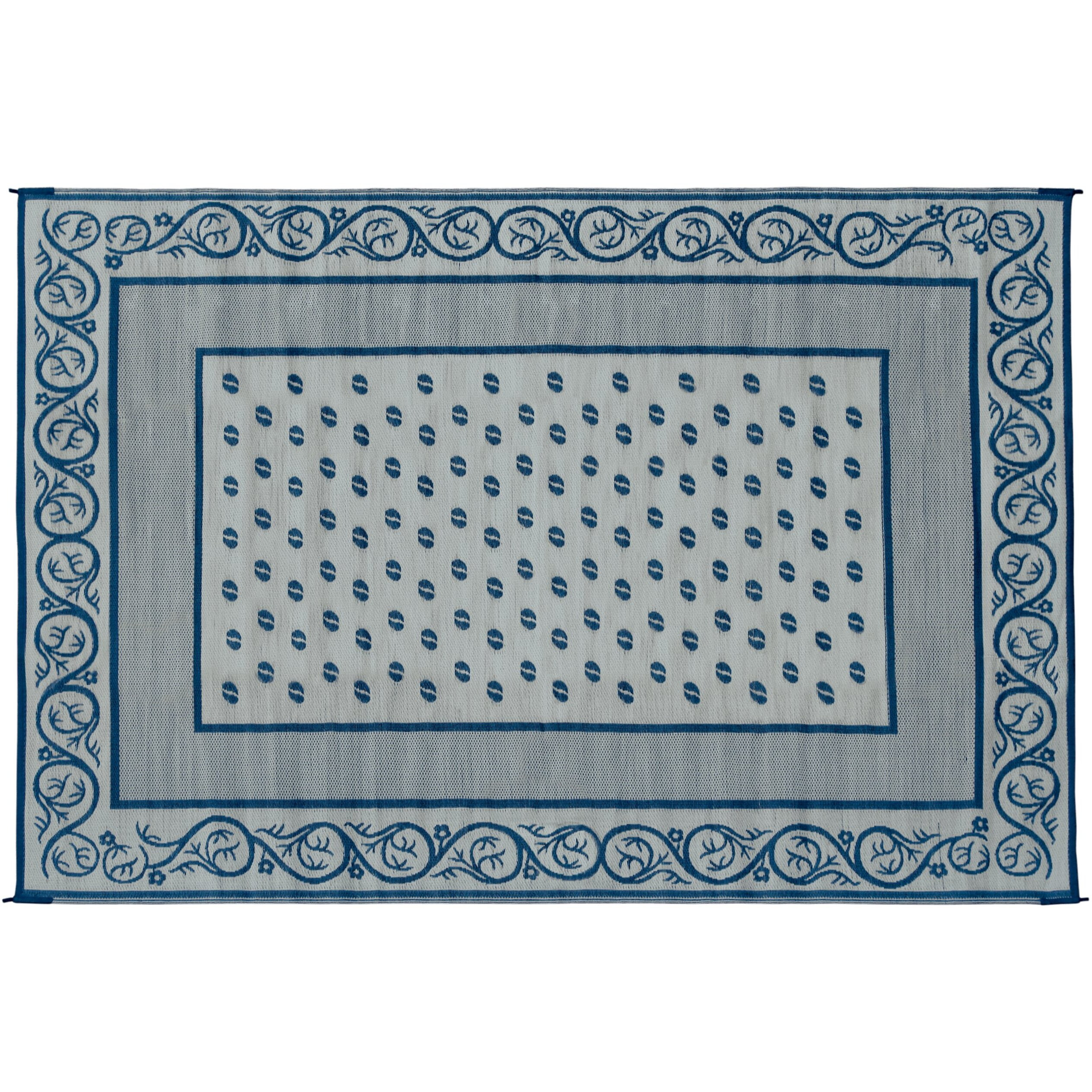 MAT  VINEYARD 6X9 BLUE