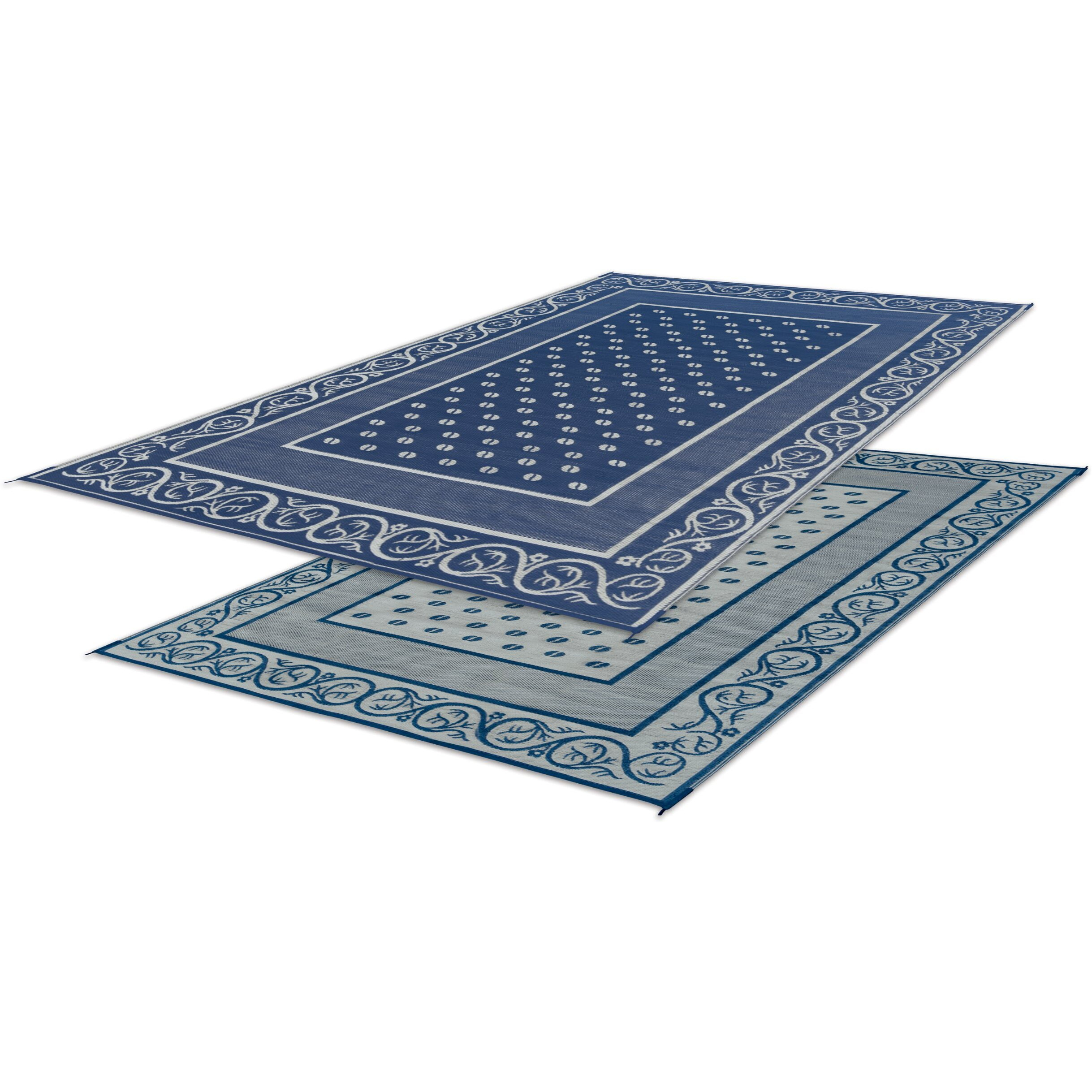 MAT  VINEYARD 6X9 BLUE