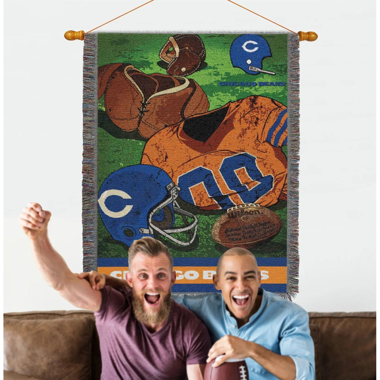 NFL 051 Bears Vintage Tapestry(D0102HH1E7V)