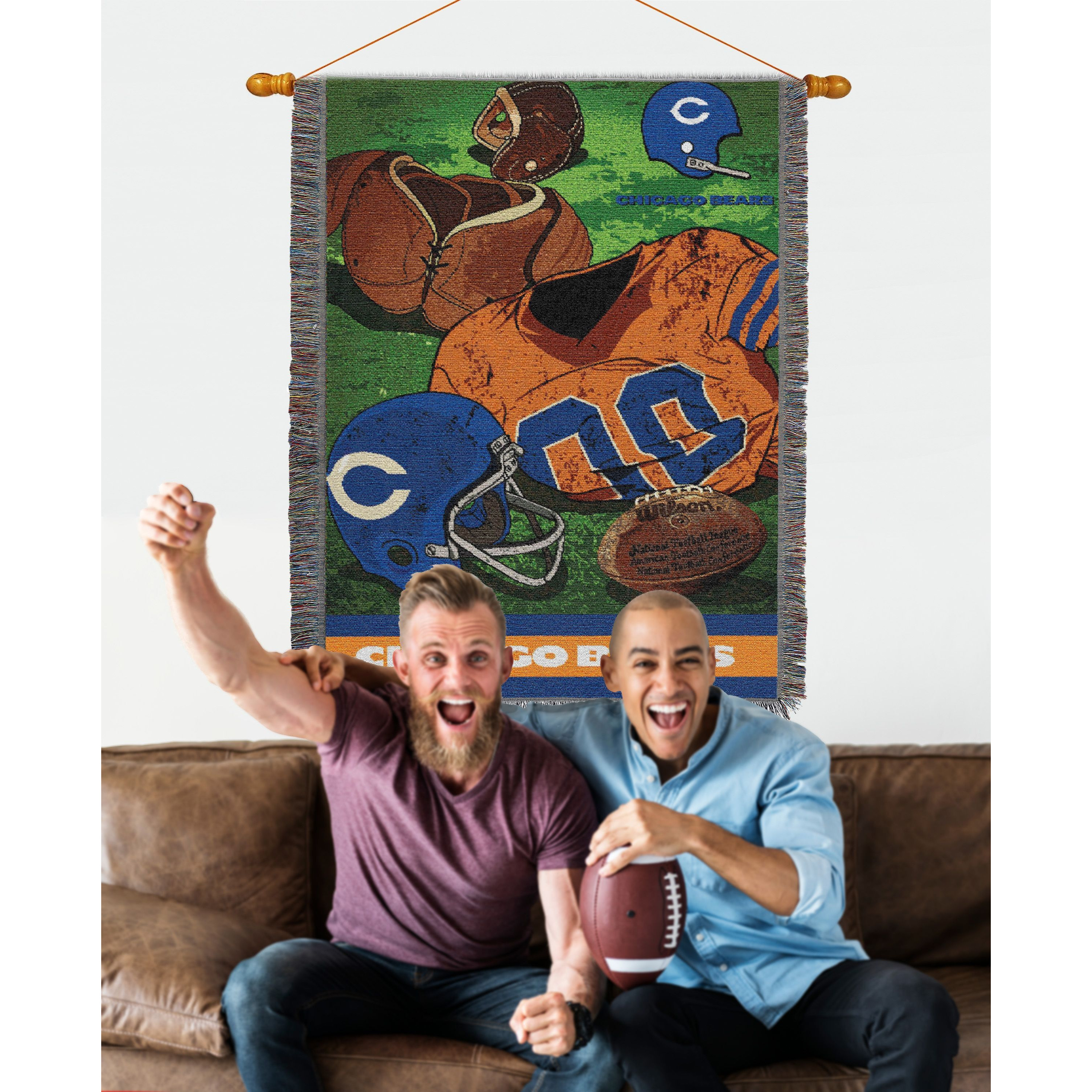 NFL 051 Bears Vintage Tapestry(D0102HH1E7V)