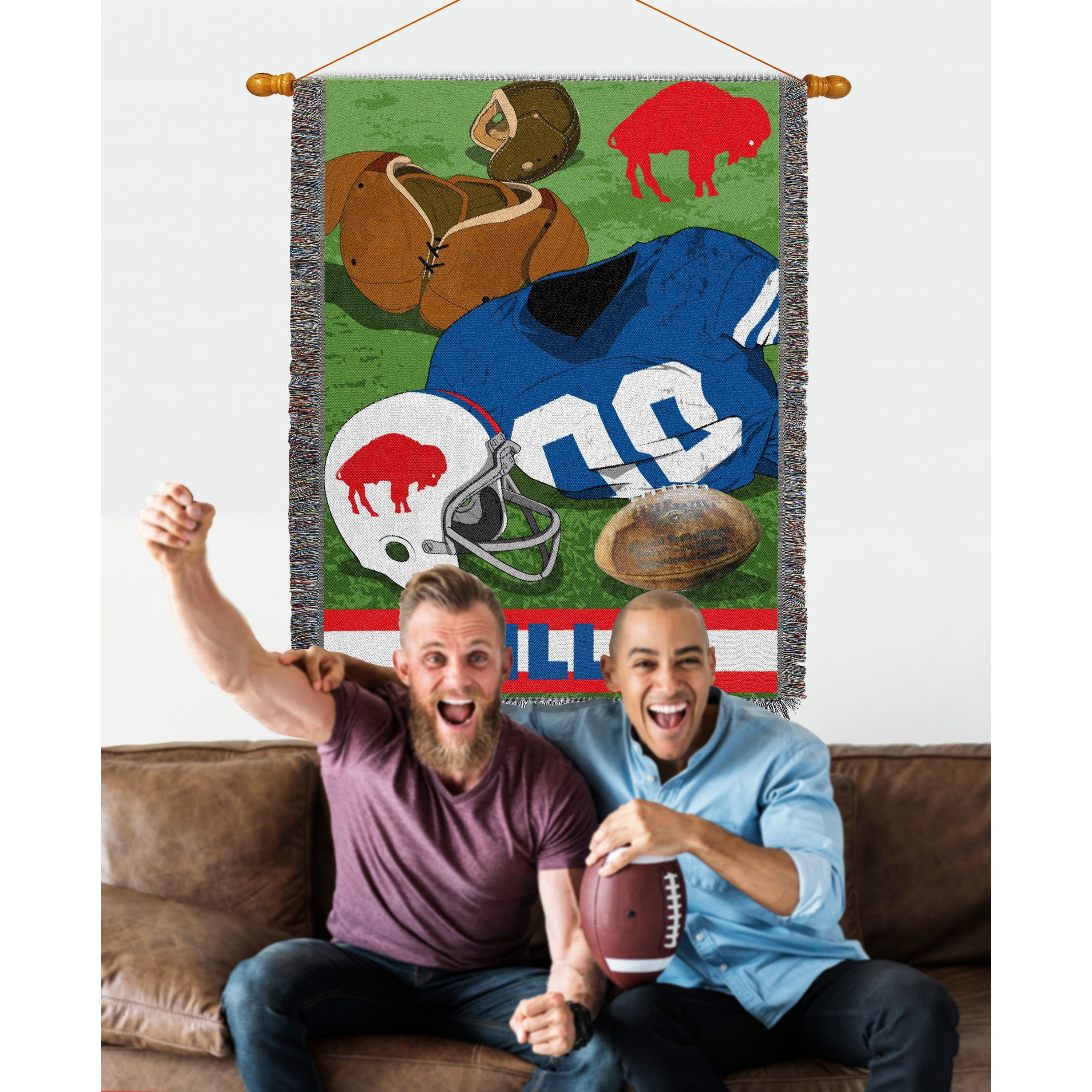 NFL 051 Bill Vintage Tapestry(D0102H94Z5A)