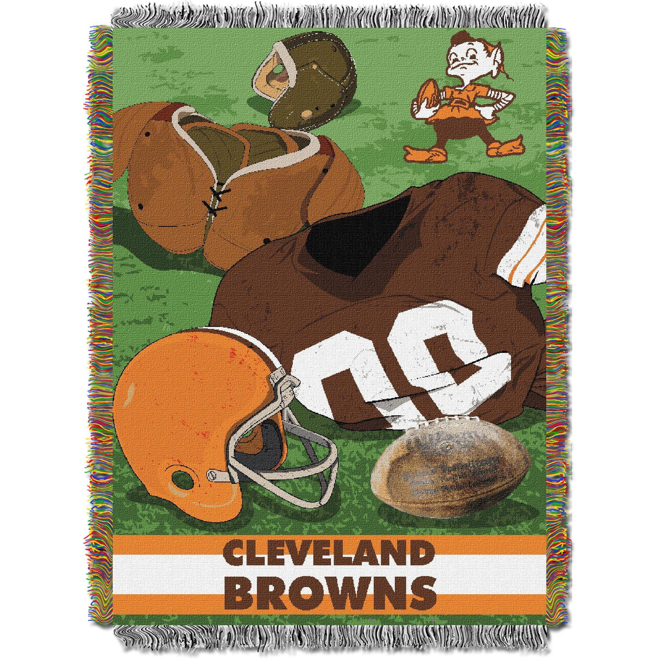 NFL 051 Browns Vintage Tapestry(D0102HH1LR7)