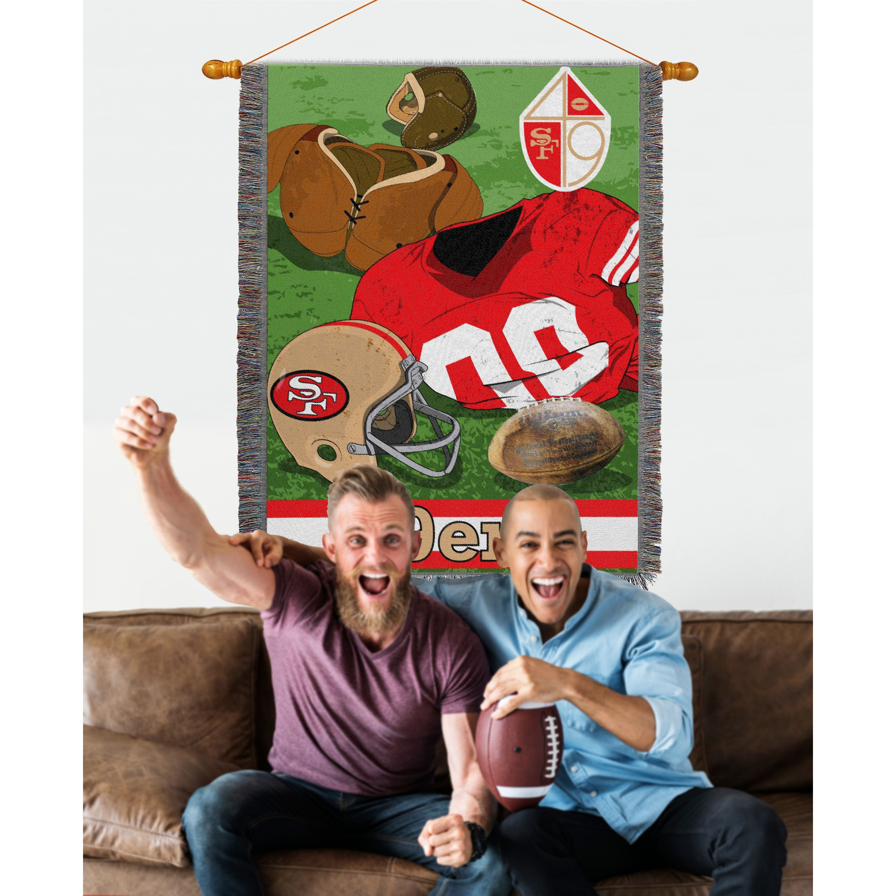 NFL 051 49ers Vintage Tapestry(D0102H94ZRU)