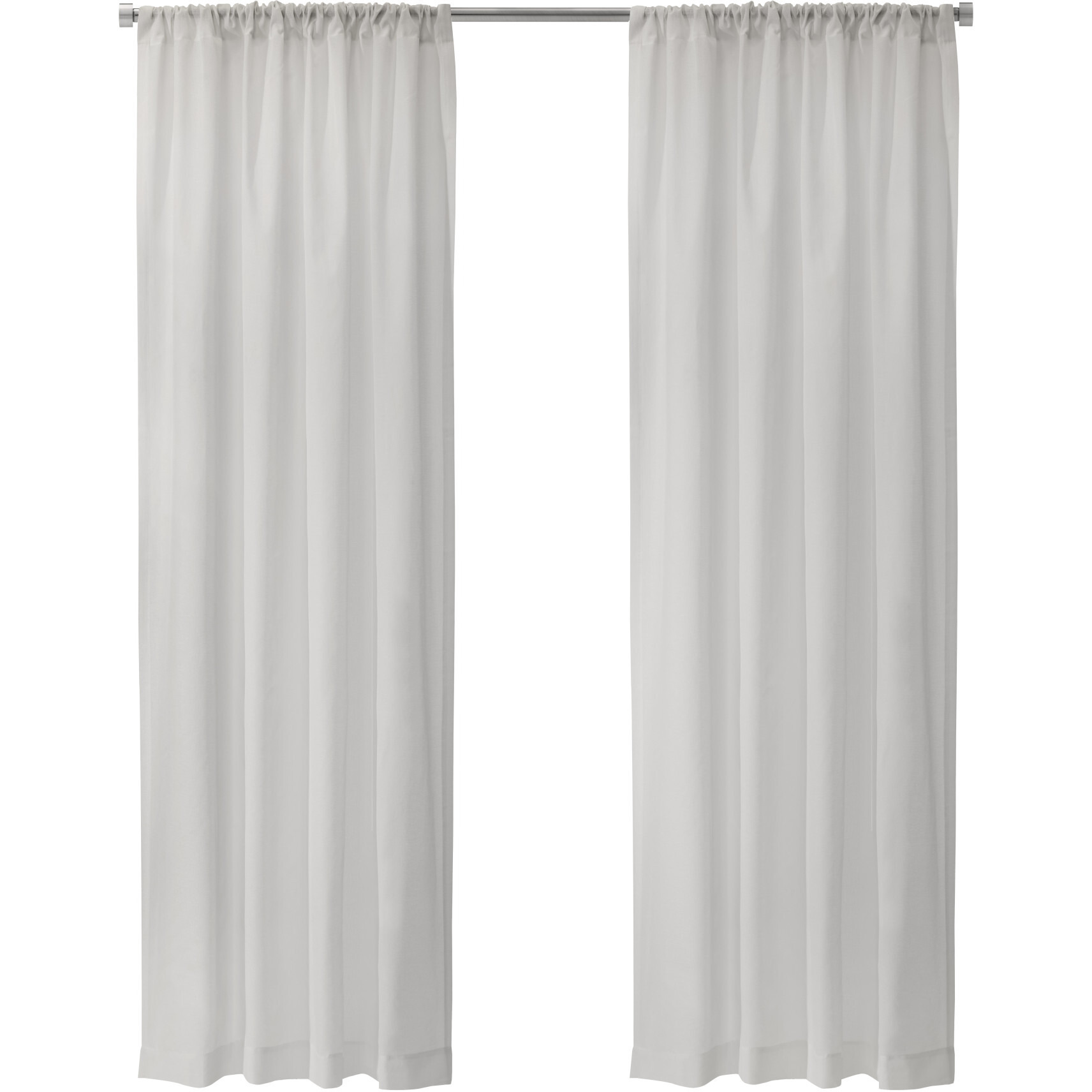 Weathershield Pole Top Curtain Panel 50 x 72 in White