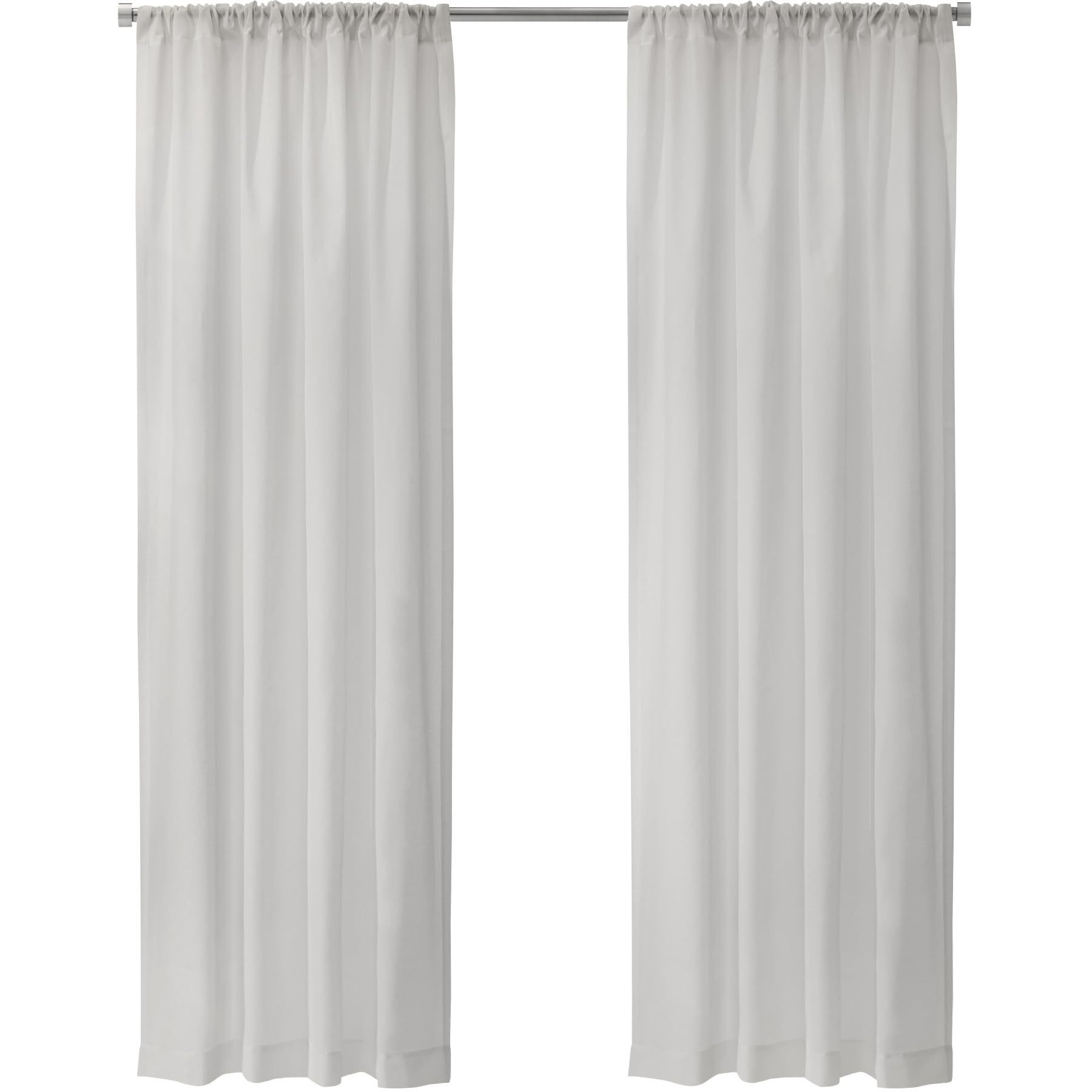 Weathershield Pole Top Curtain Panel 50 x 84 in White