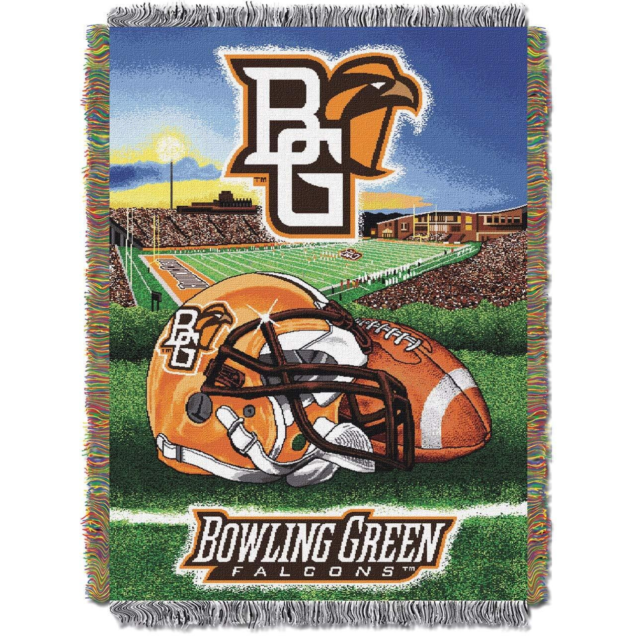 Bowling green OFFIcIAL collegiate Home Field Advantage Woven Tapestry Throw(D0102HH1LQA)