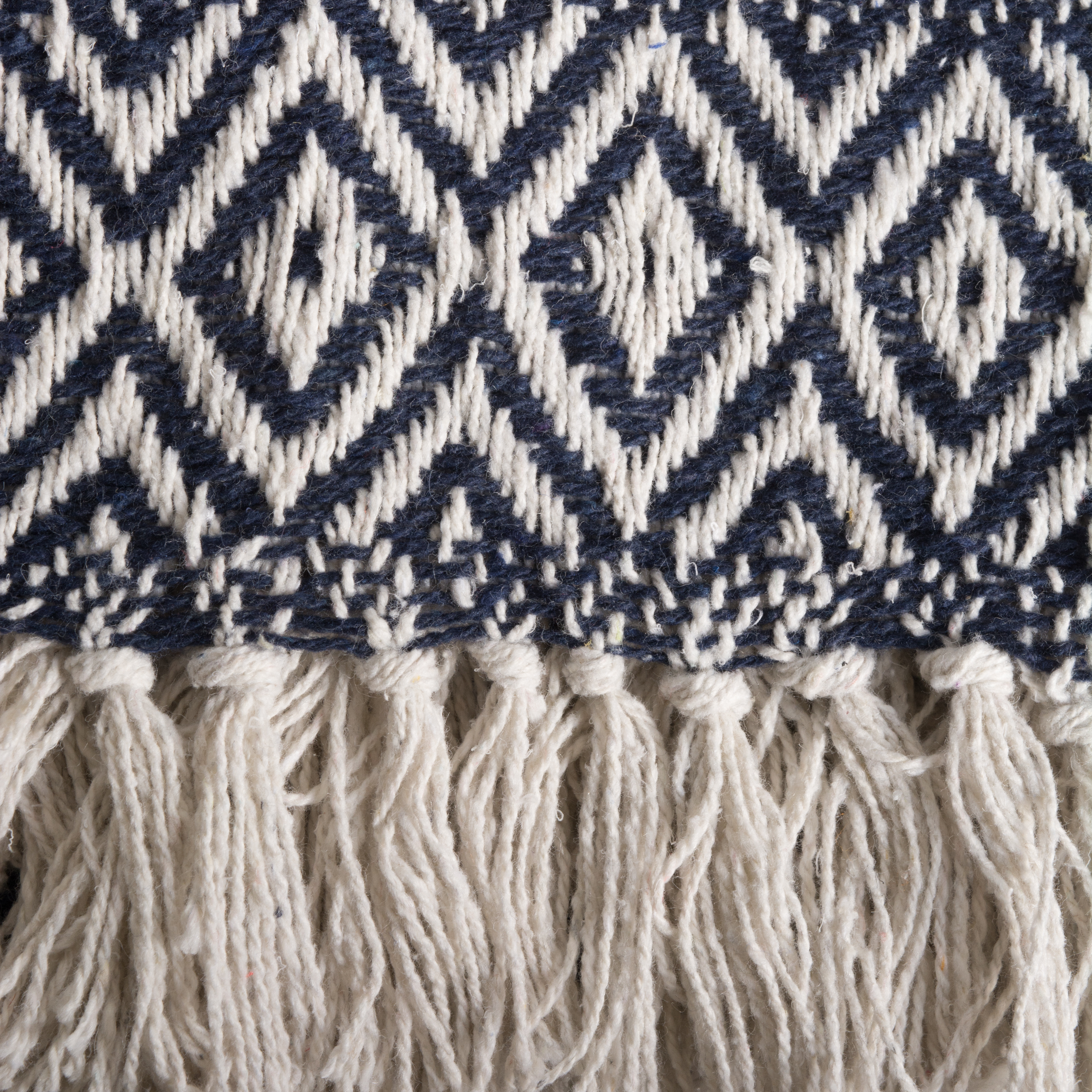 DII Navy Adobe Stripe Throw