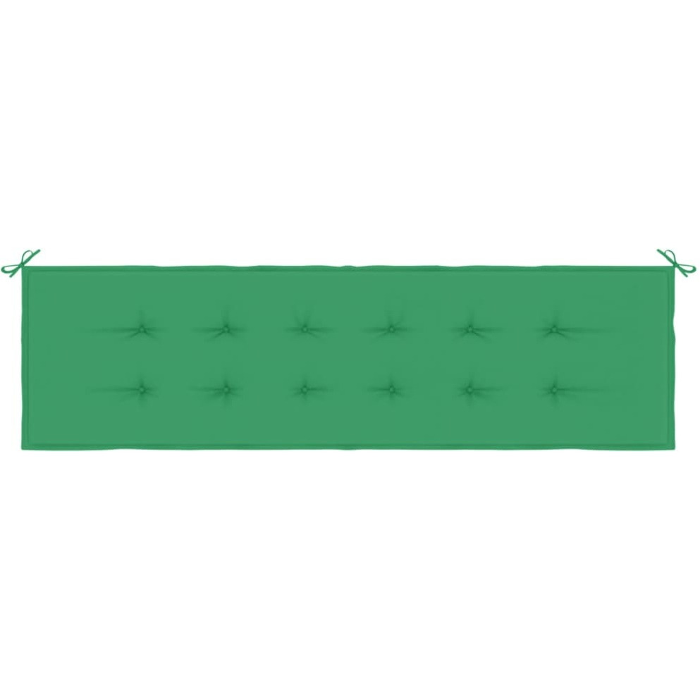 vidaXL Garden Bench Cushion Green 70.9&quotx19.7&quotx1.2"