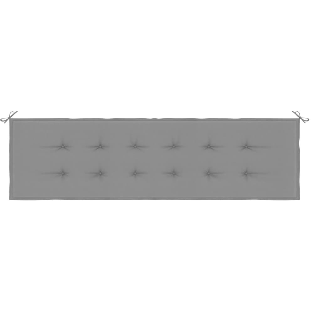 vidaXL Garden Bench Cushion Gray 70.9&quotx19.7&quotx1.2"