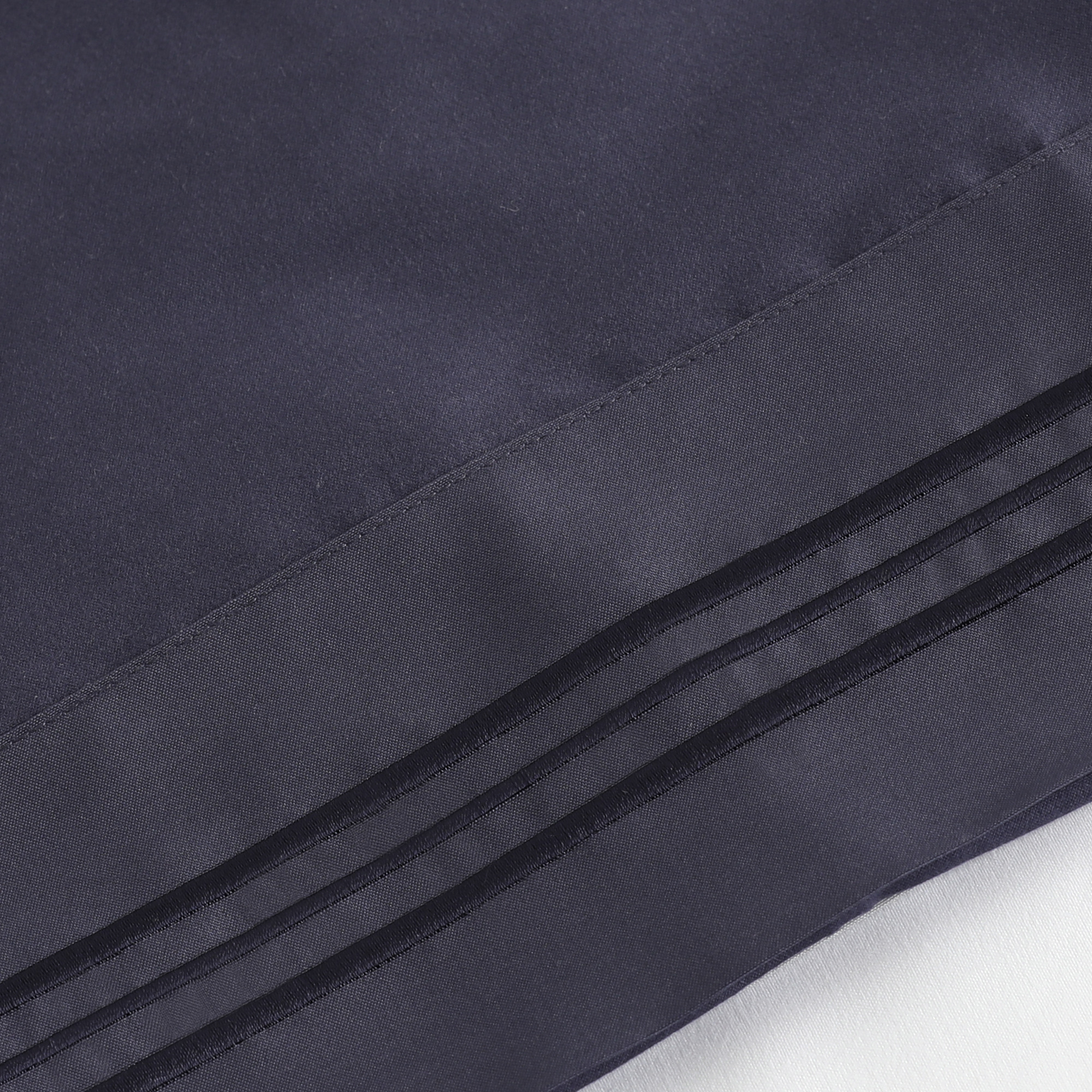 Furinno Angeland Vienne 3-Piece Microfiber Bed Sheet Set, Twin XL, Navy Blue