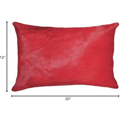 12" X 20" X 5" Firecracker Cowhide  Pillow