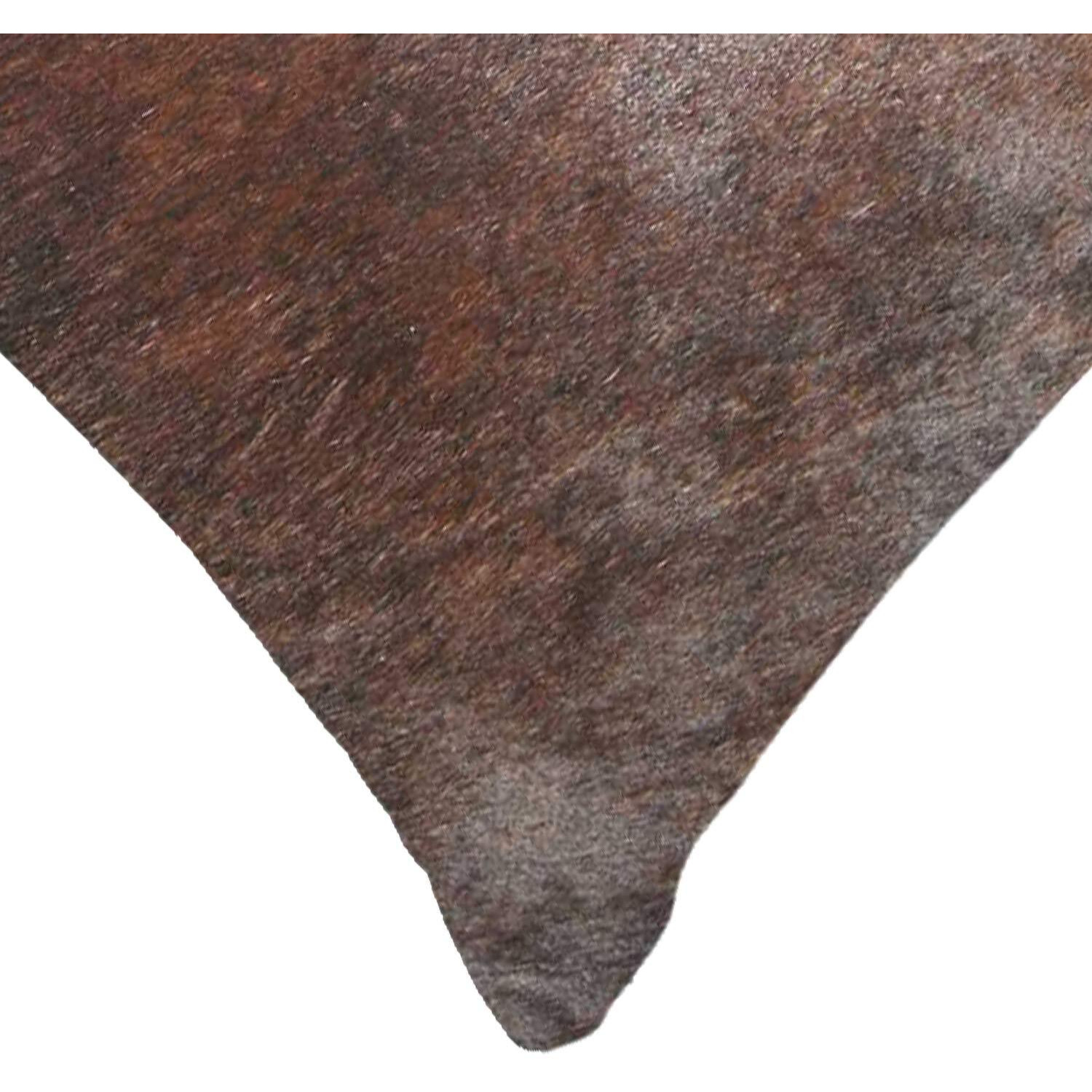 12" X 20" X 5" Brown Cowhide  Pillow