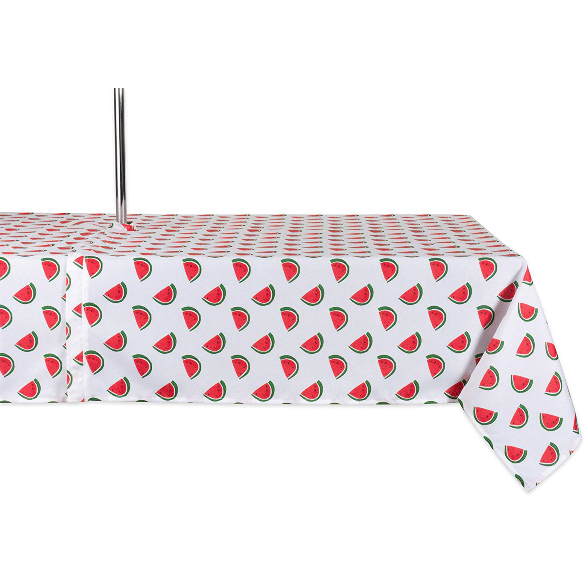 DII Watermelon Print Outdoor Tablecloth With Zipper