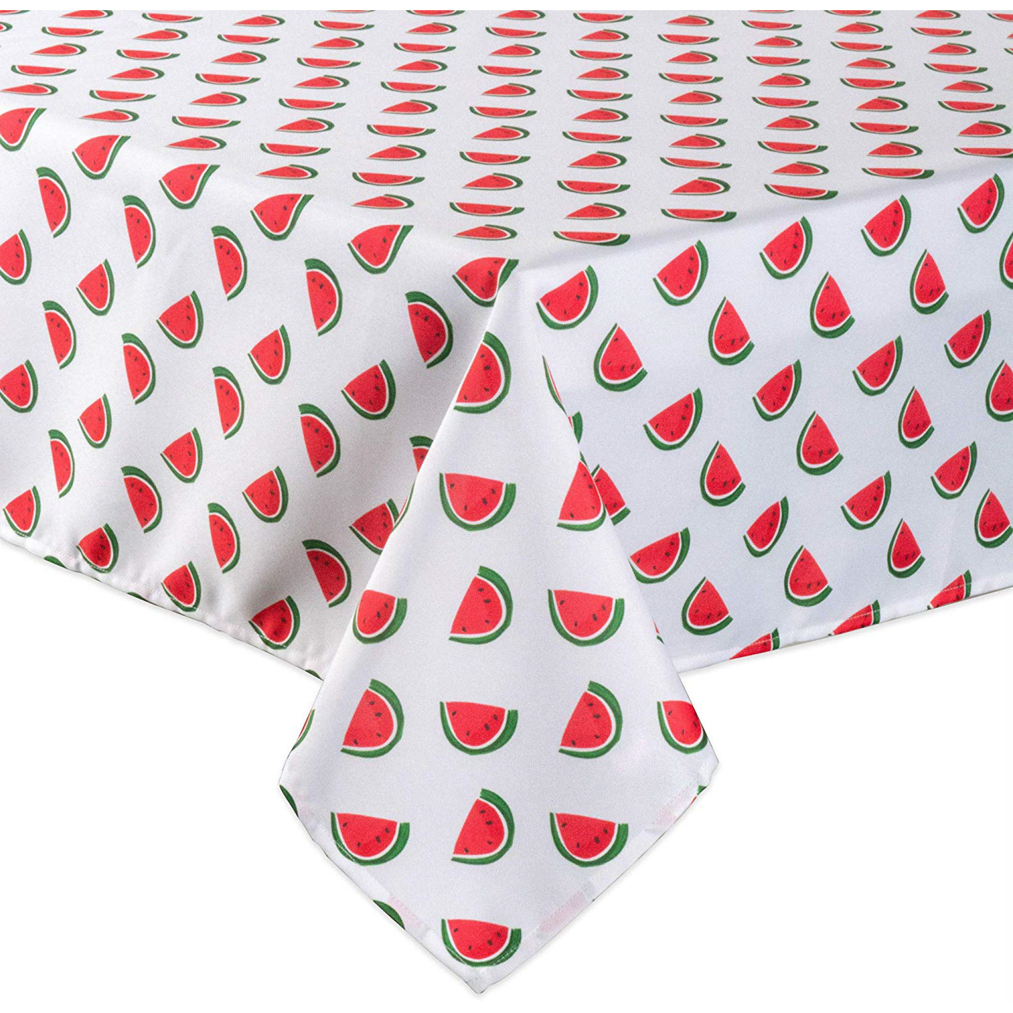 DII Watermelon Print Outdoor Tablecloth With Zipper