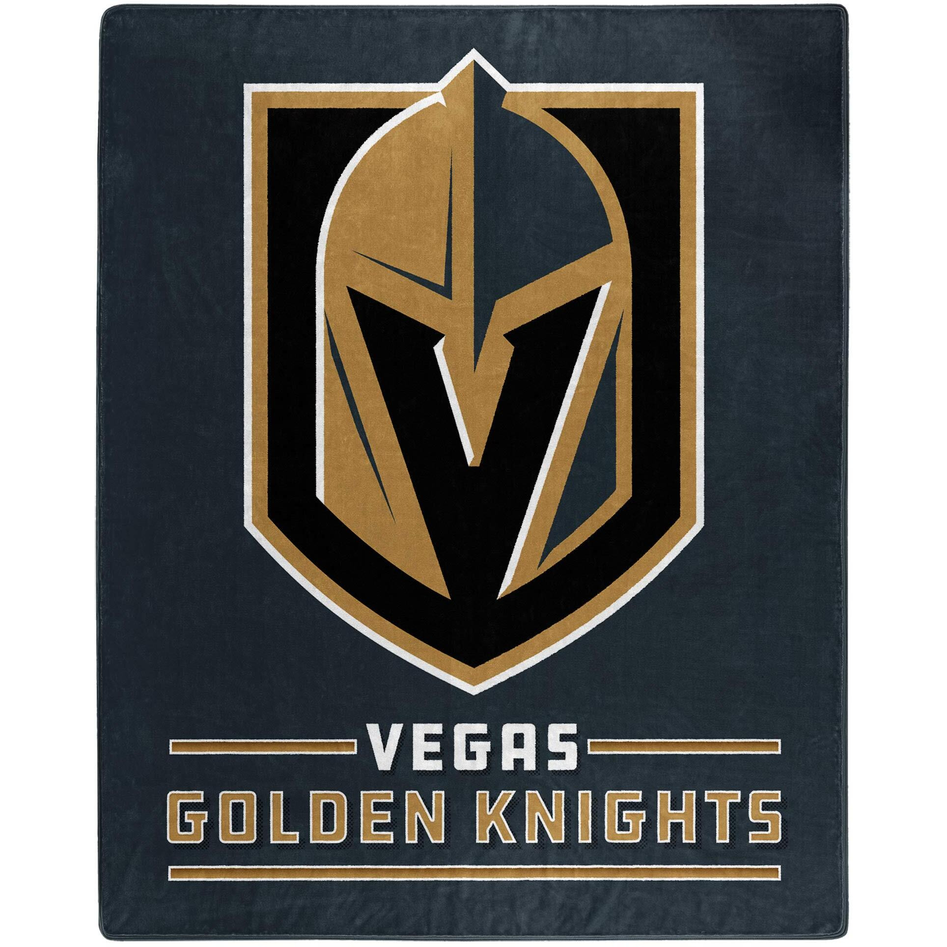 Vegas Golden Knights Blanket 50x60 Raschel Interference Design