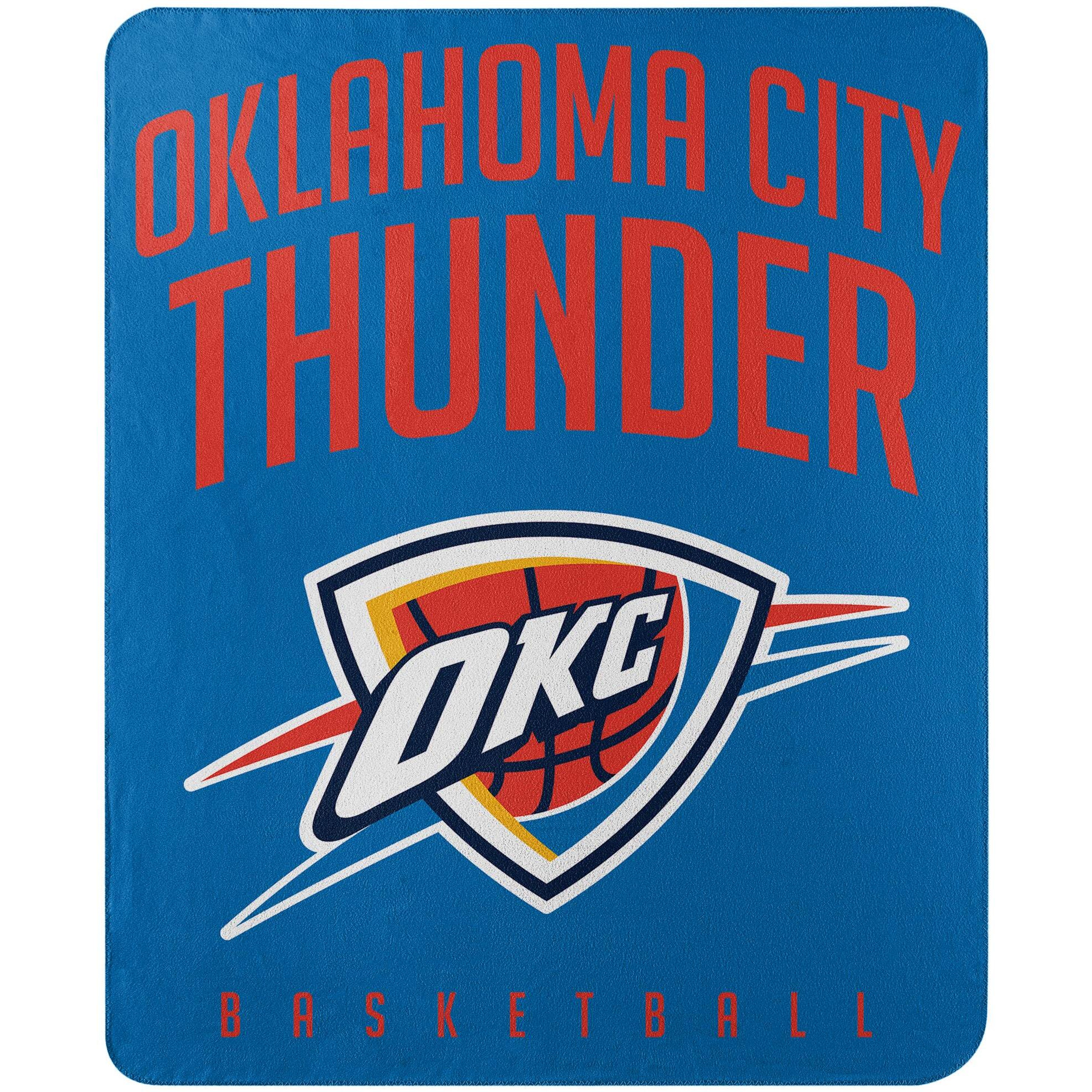 Oklahoma City Thunder Blanket 50x60 Fleece Lay Up Design