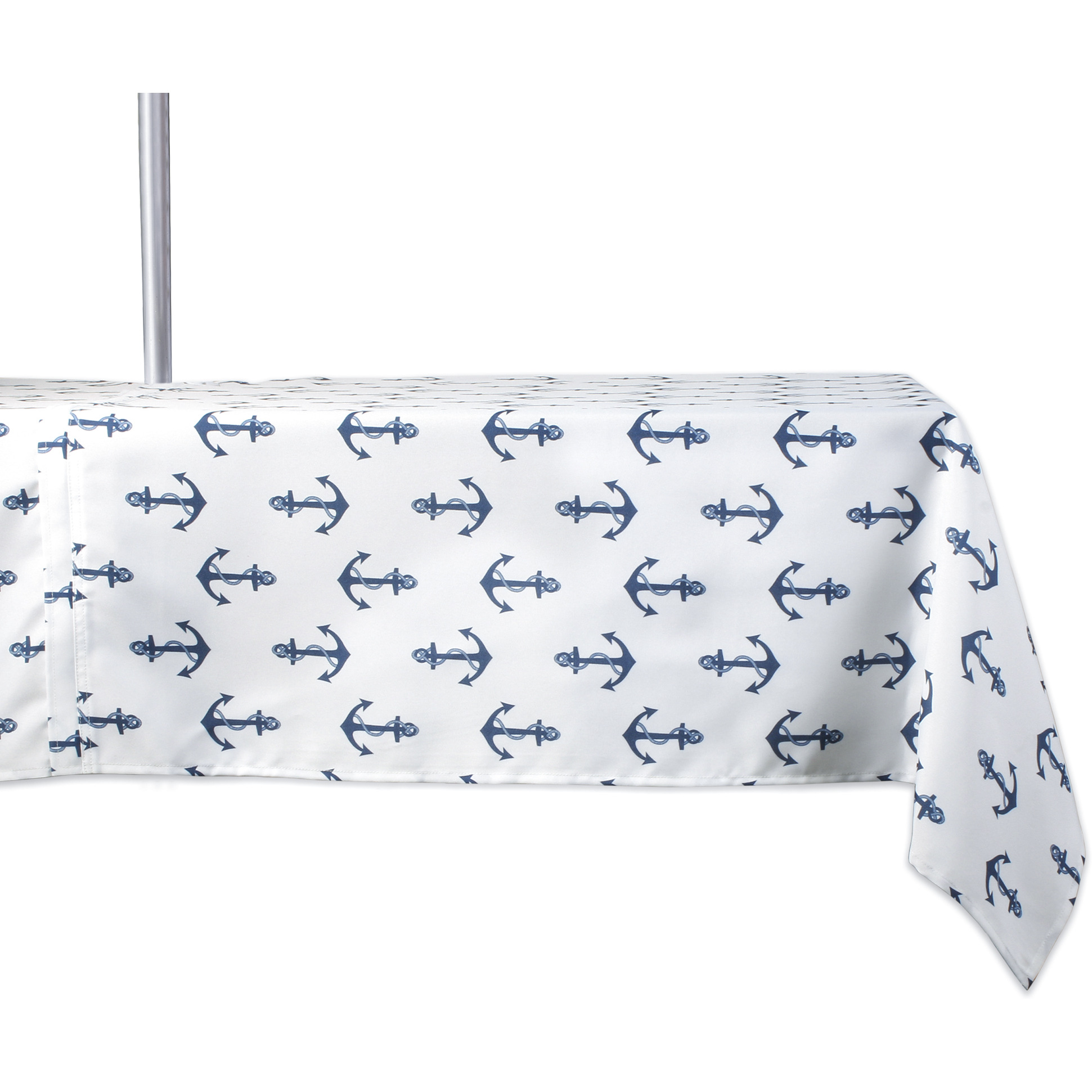 DII Anchors Print Outdoor Tablecloth With Zipper 60x120
