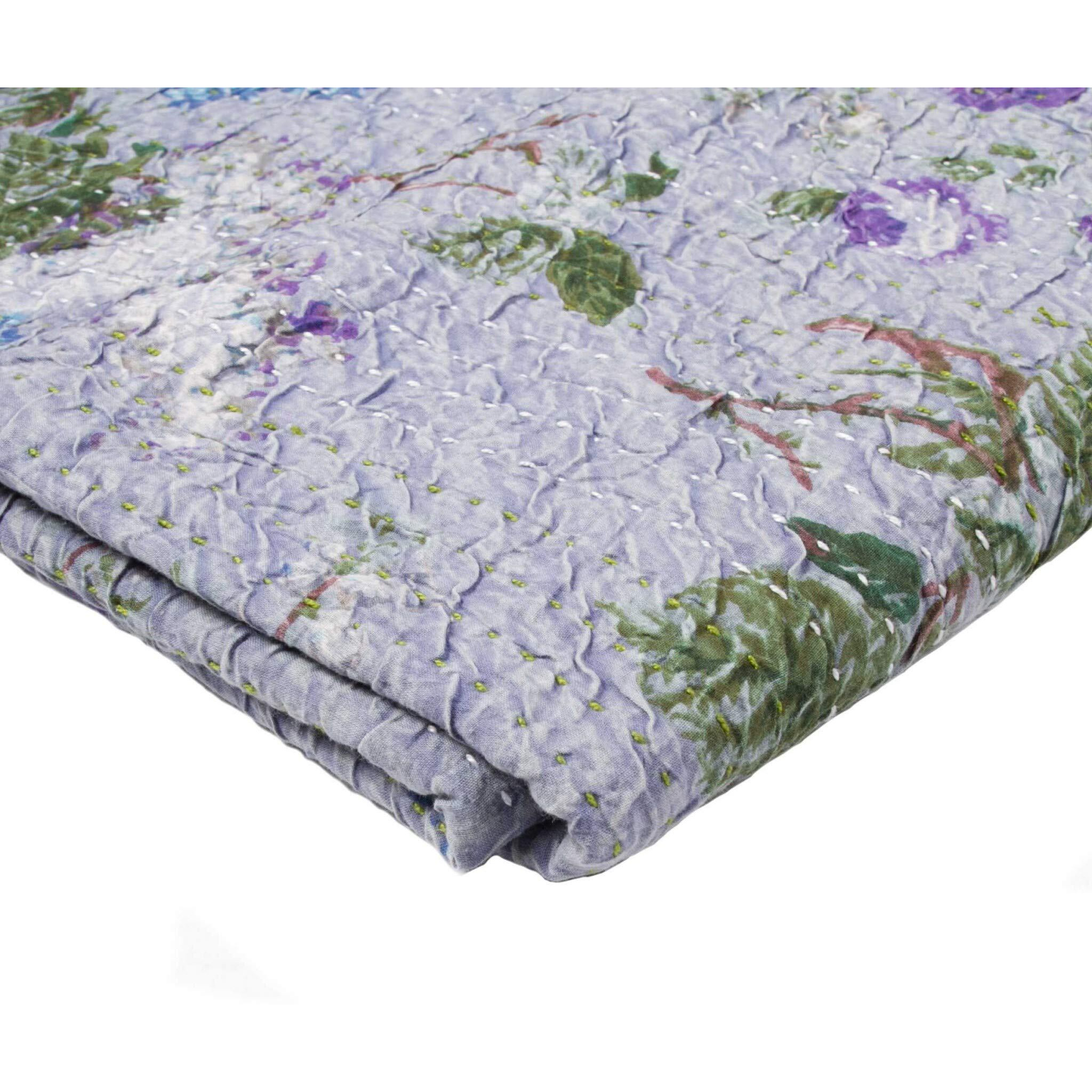 50" X 70" Multi Colored Eclectic Bohemian Traditional  Throw Blankets