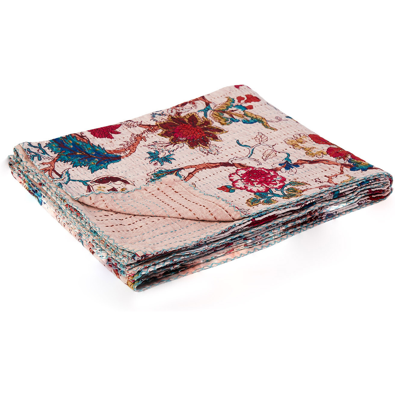 50" X 70" Multi Colored Eclectic Bohemian Traditional Throw Blankets