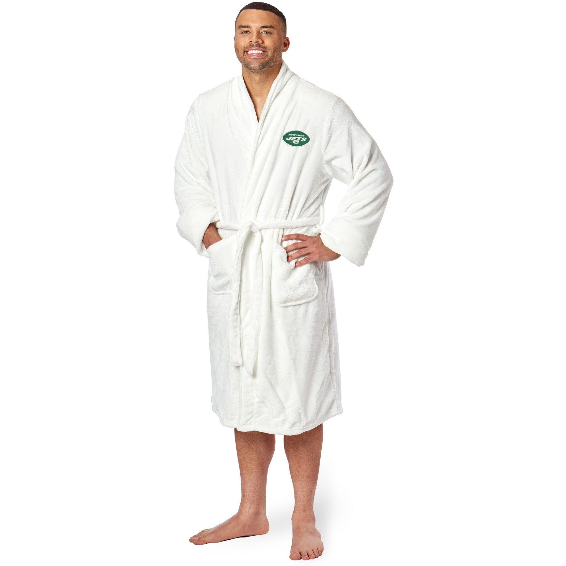 Jets OFFIcIAL NFL Mens LXL Silk Touch Bath Robe 26 x 47(D0102H94KX7)