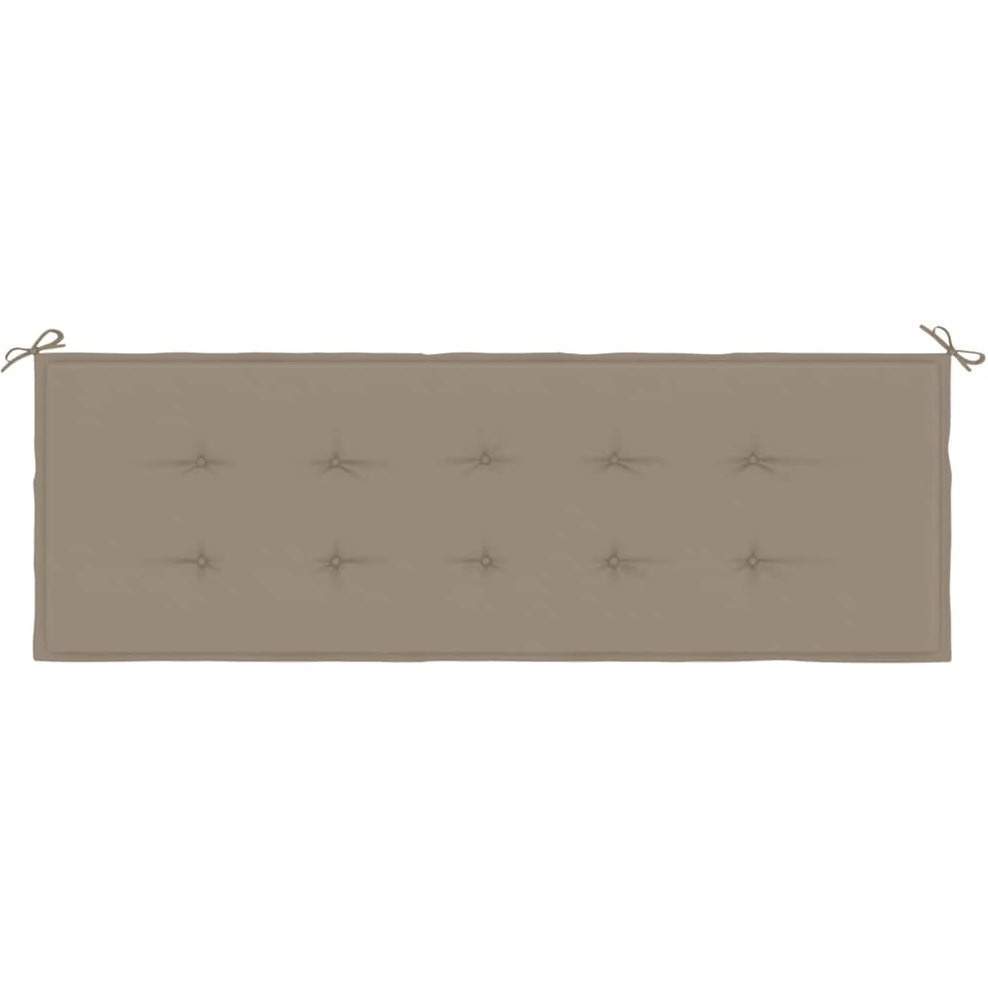 vidaXL Garden Bench Cushion Taupe 59.1&quotx19.7&quotx1.2"